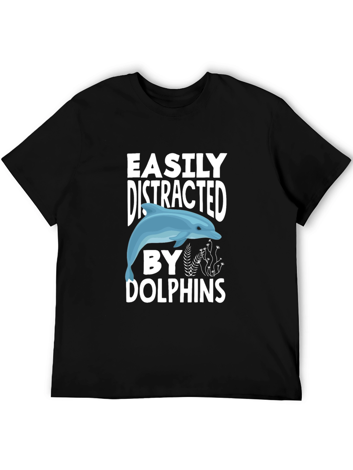 Easily Distracted by Dolphins Graphic Tee