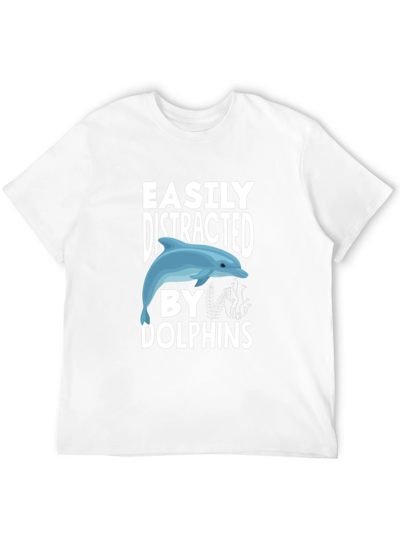 Easily Distracted by Dolphins Graphic Tee