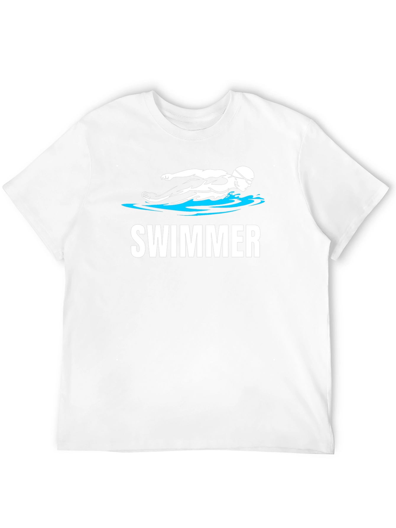 Swimmer Graphic T-Shirt - Black