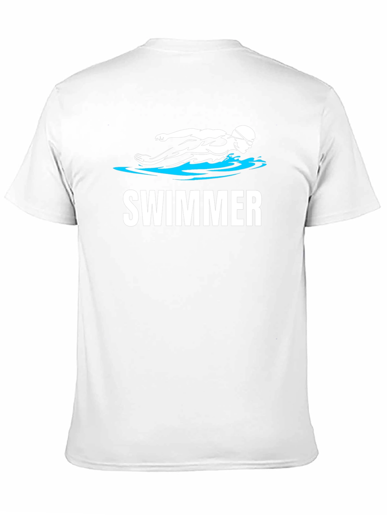 Swimmer Graphic T-Shirt - Black