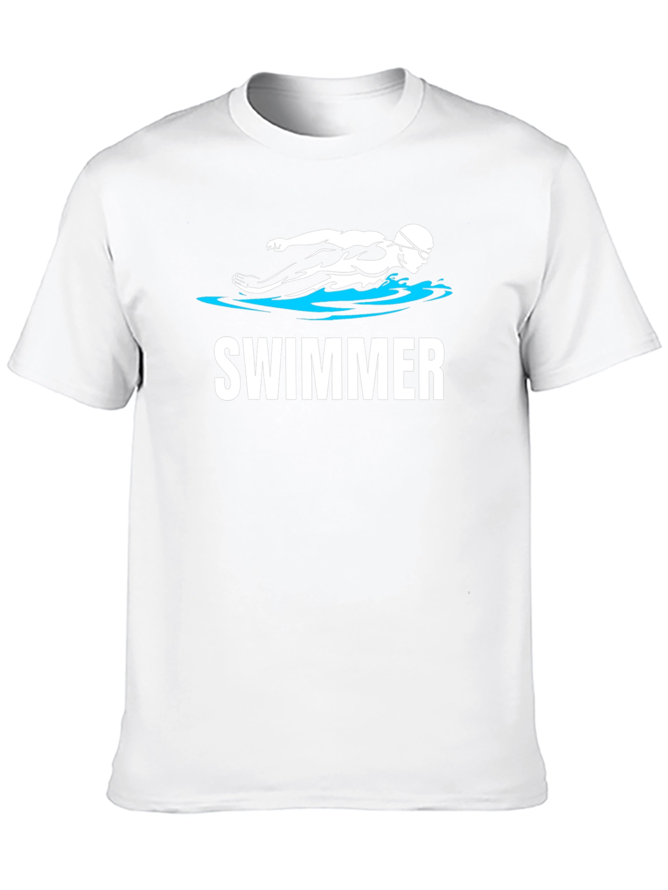 Swimmer Graphic T-Shirt - Black