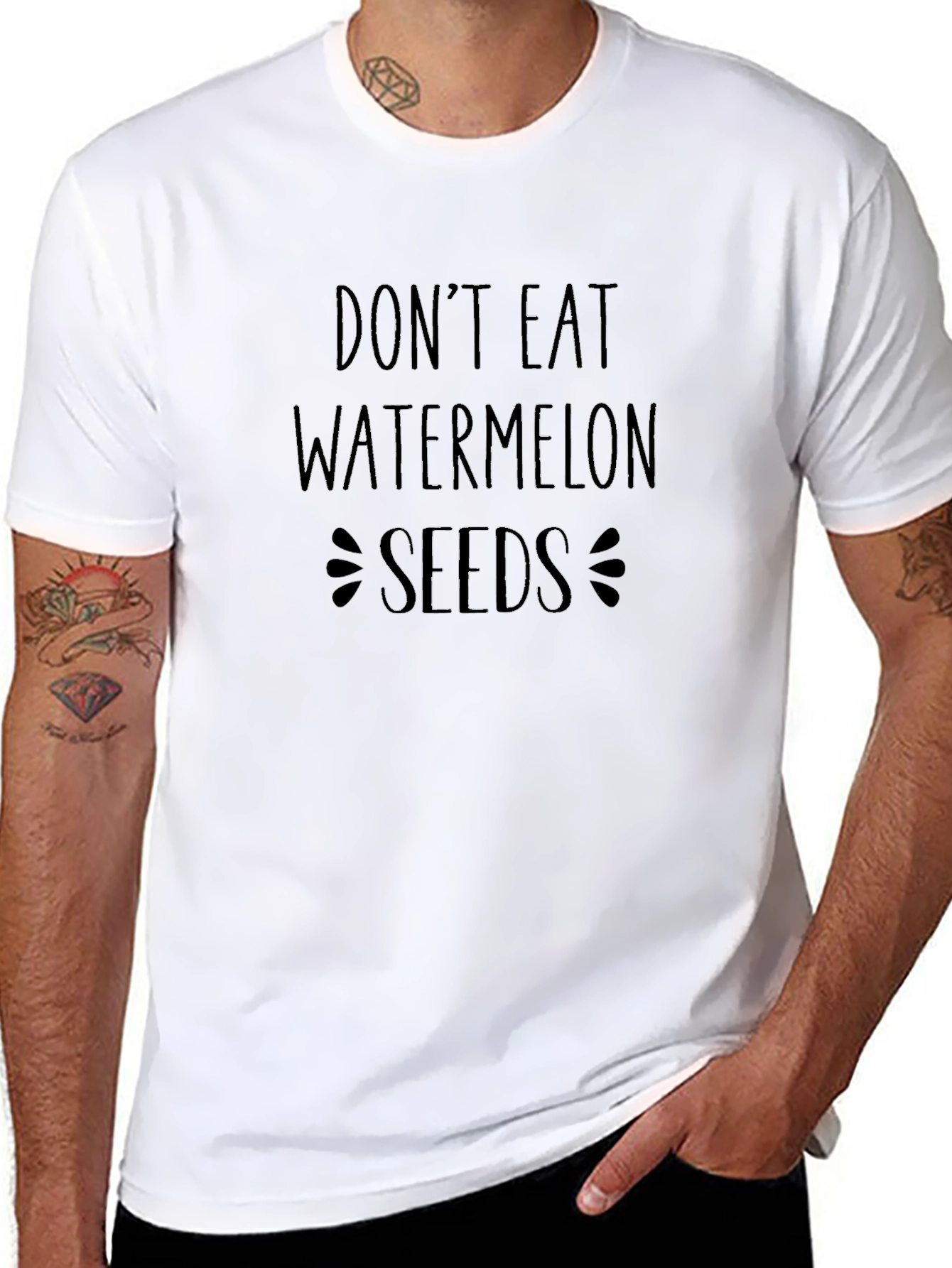 Dont Eat Watermelon Seeds Graphic Tee