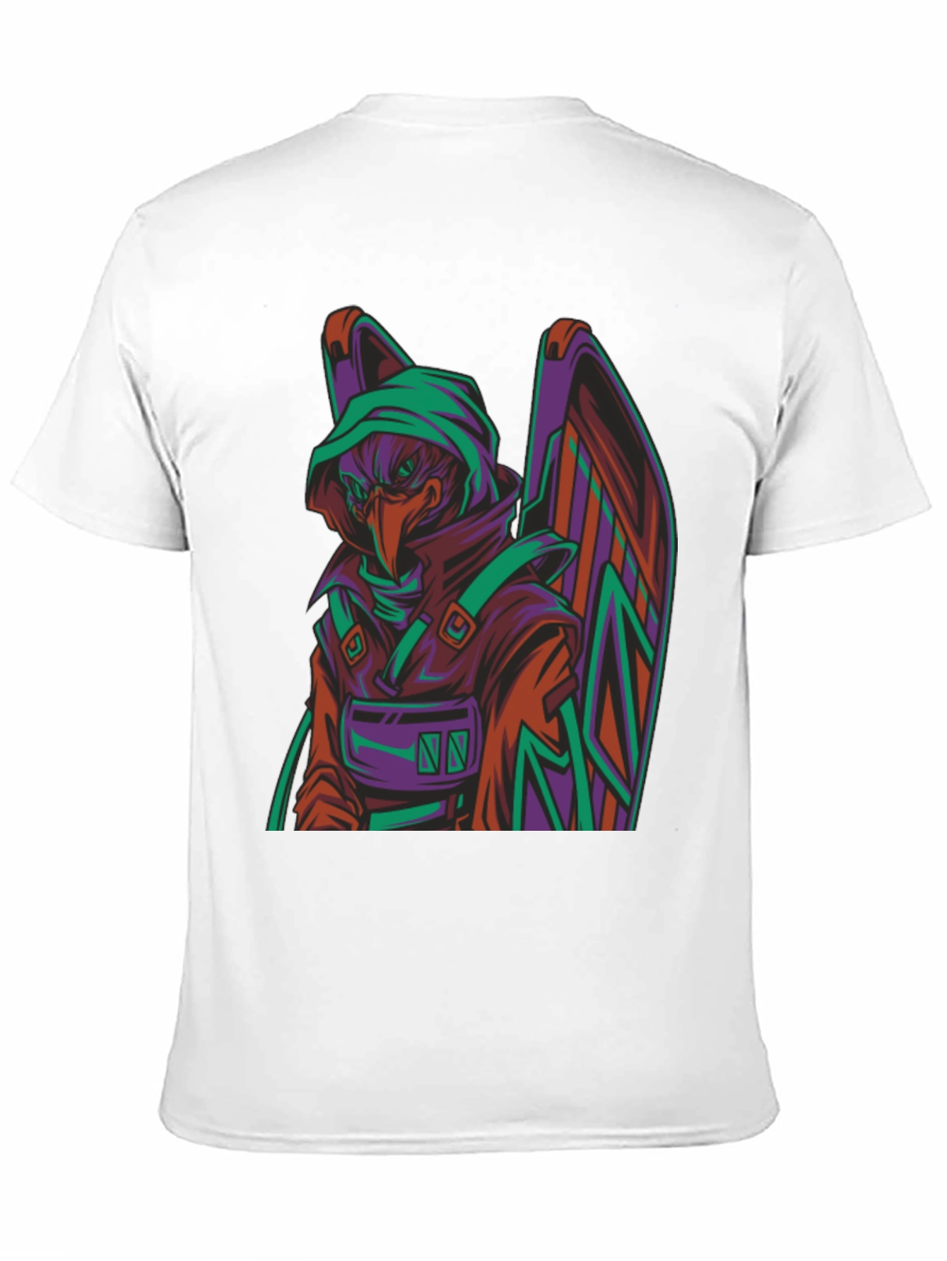 Graphic Tee - Raven Assassin Style