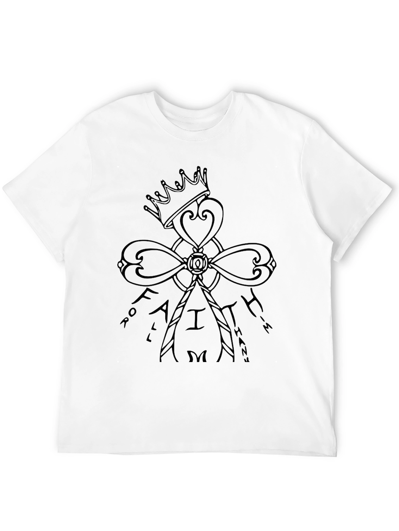Faith Crown T-Shirt - Follow Him Graphic Tee