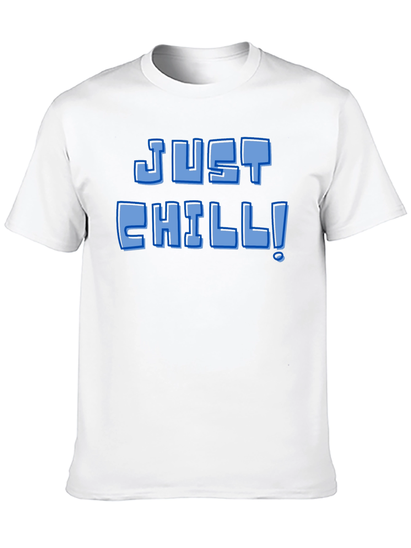 Just Chill! Graphic Tee - Black Short Sleeve