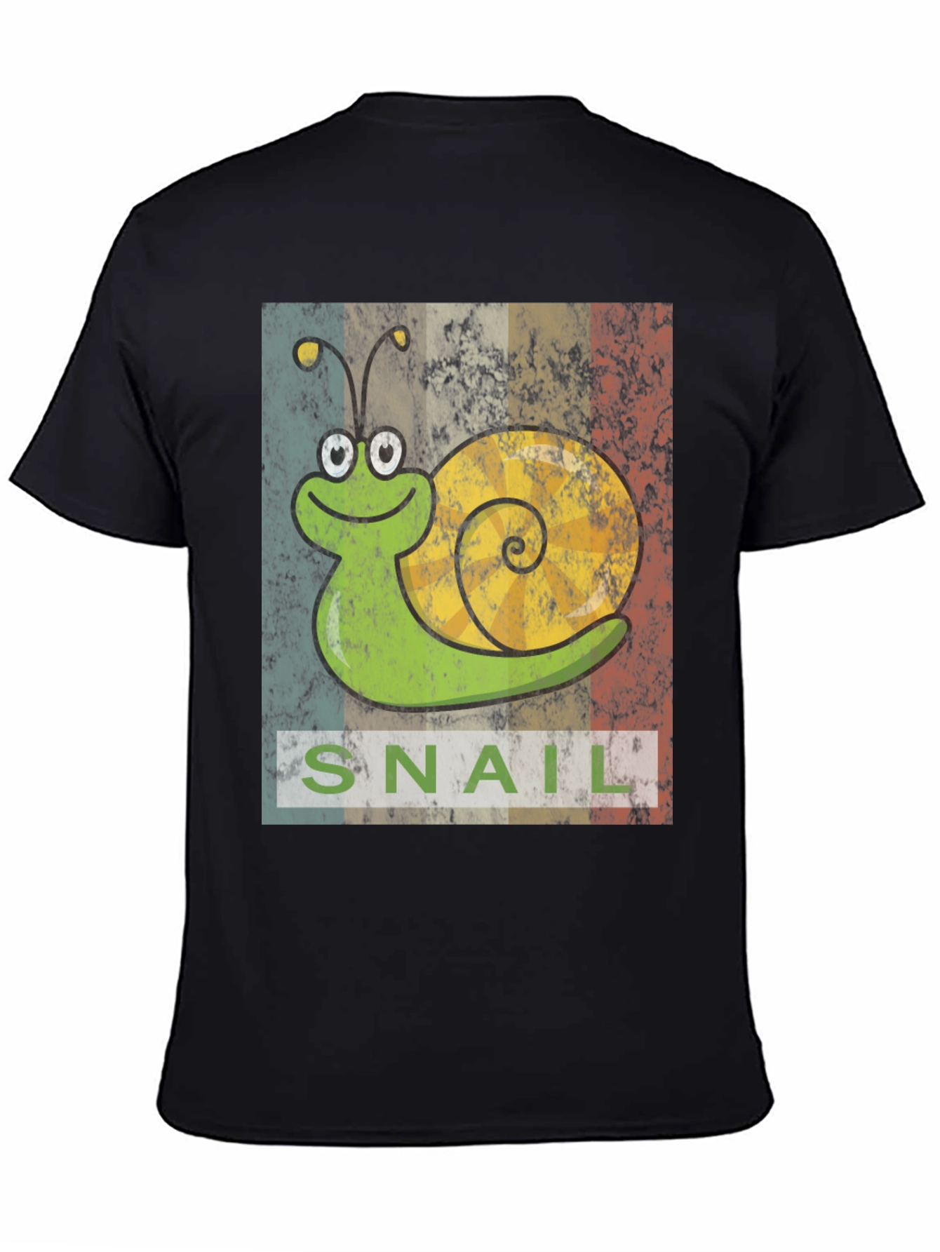 Retro Snail Graphic T-Shirt - Soft Cotton Blend