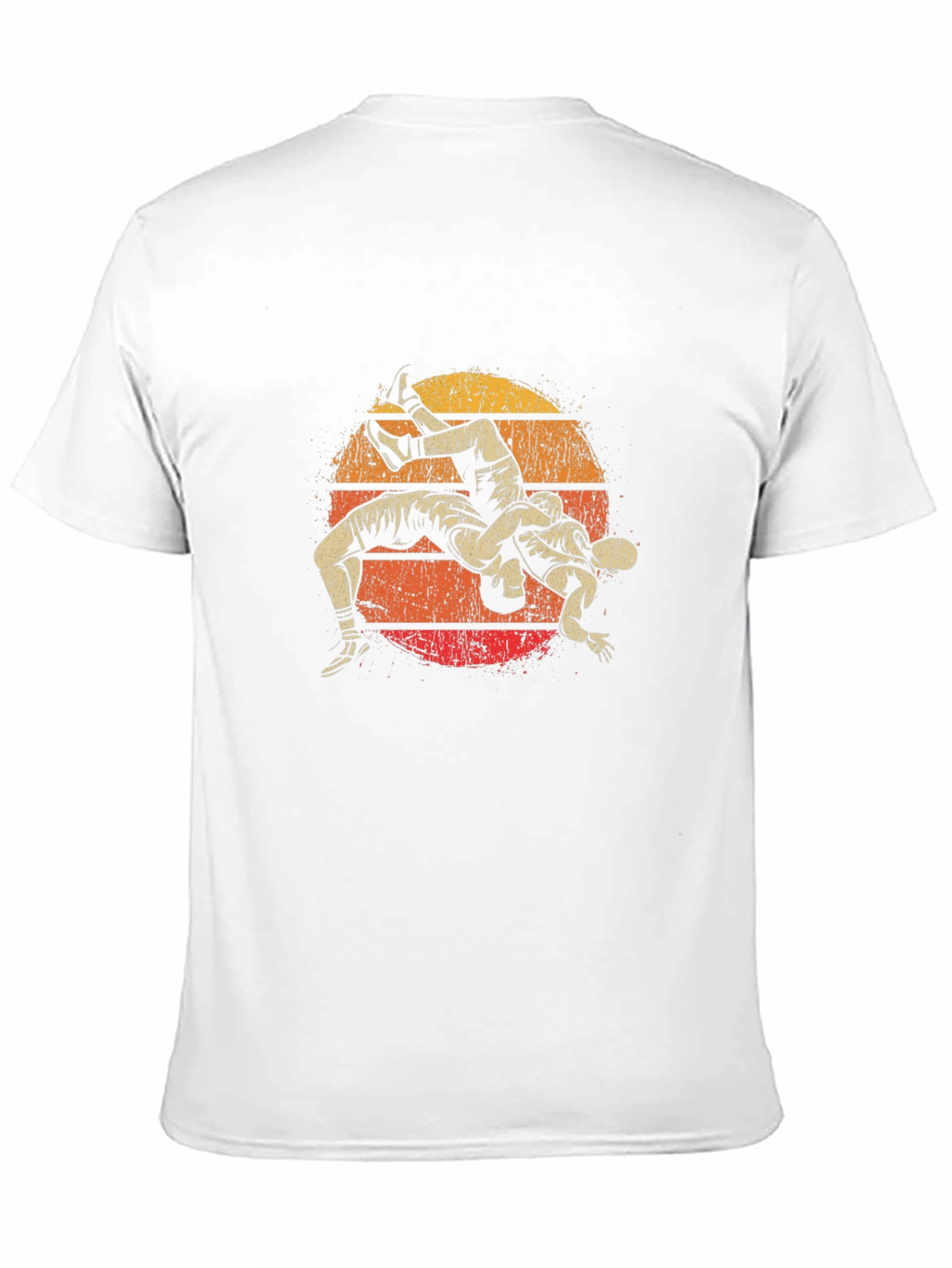 Wrestling Sunset Graphic T-Shirt