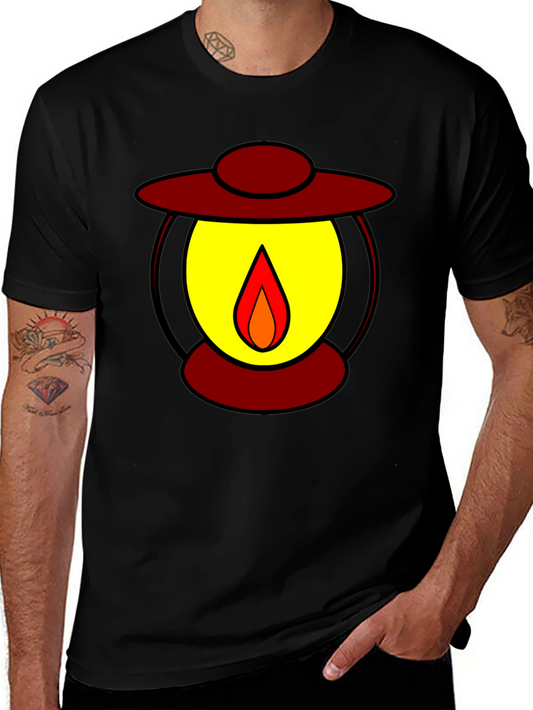 Cartoon Lantern Graphic Tee