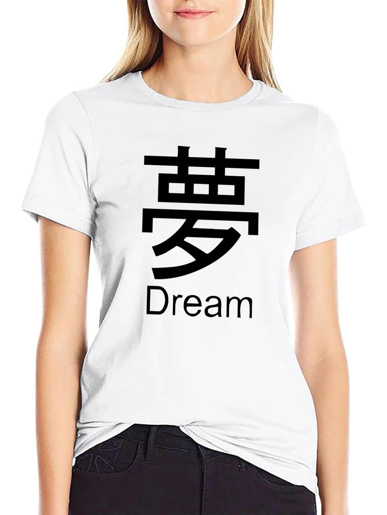Dream Graphic Tee - Black Cotton Blend