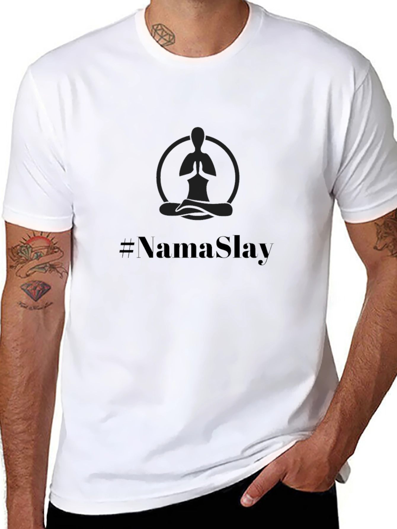 Namastay Yoga Black T-Shirt