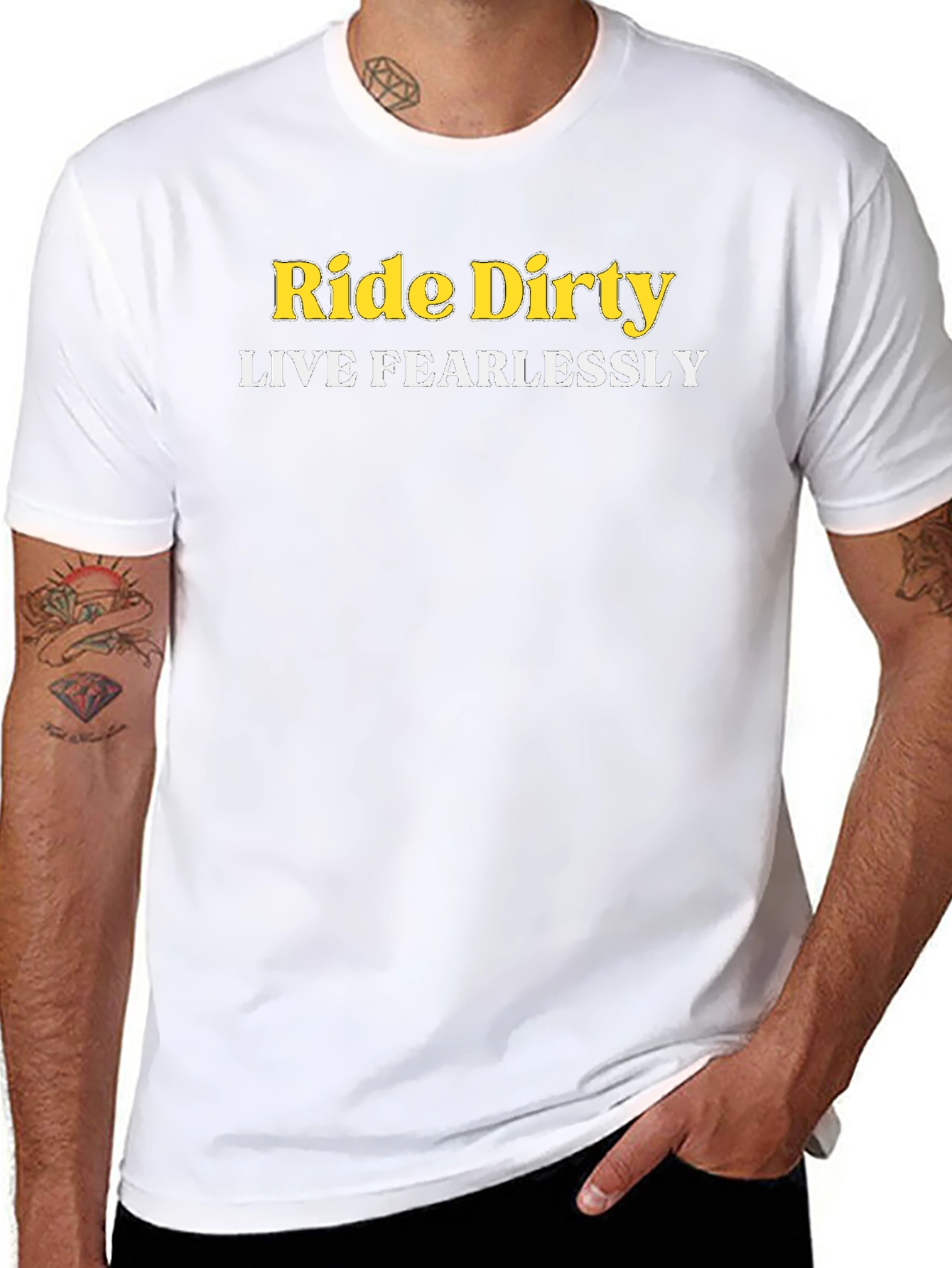 Ride Dirty Live Fearlessly Graphic Tee
