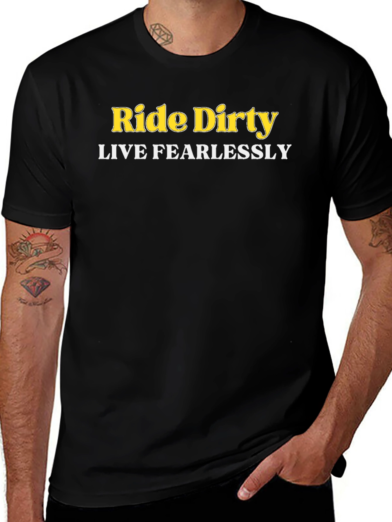 Ride Dirty Live Fearlessly Graphic Tee