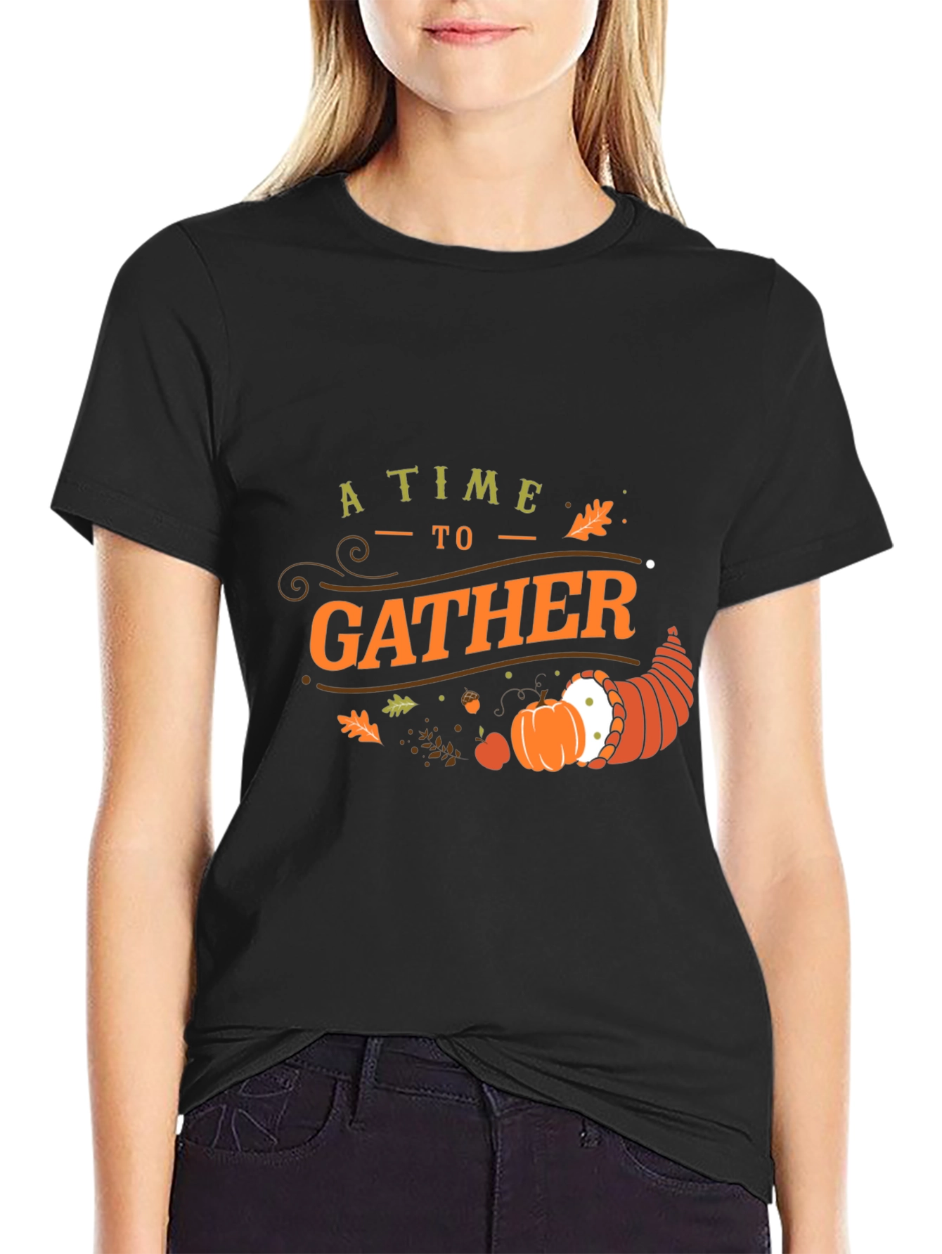 Thanksgiving Gather T-Shirt - Holiday Season Tee