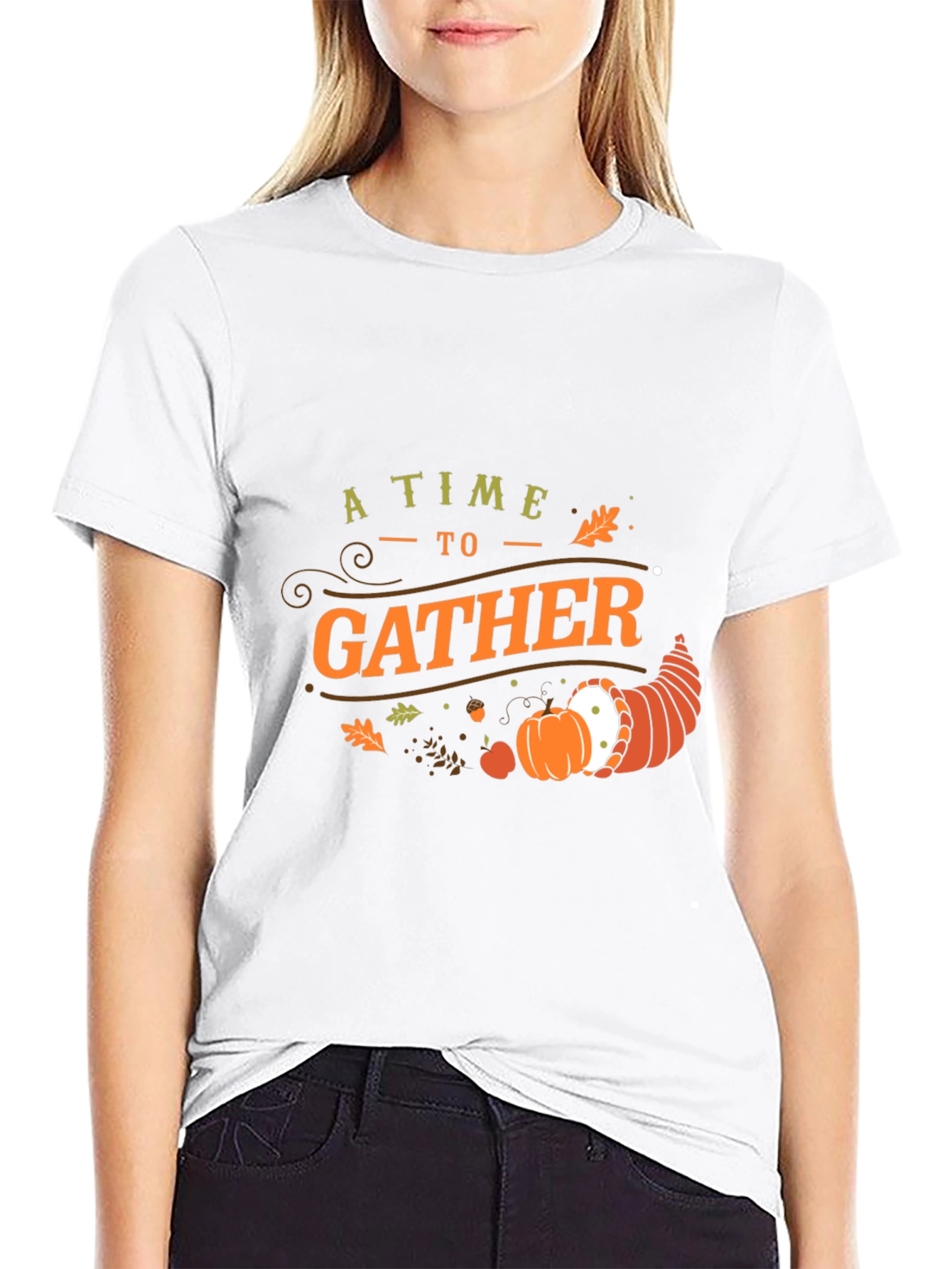 Thanksgiving Gather T-Shirt - Holiday Season Tee