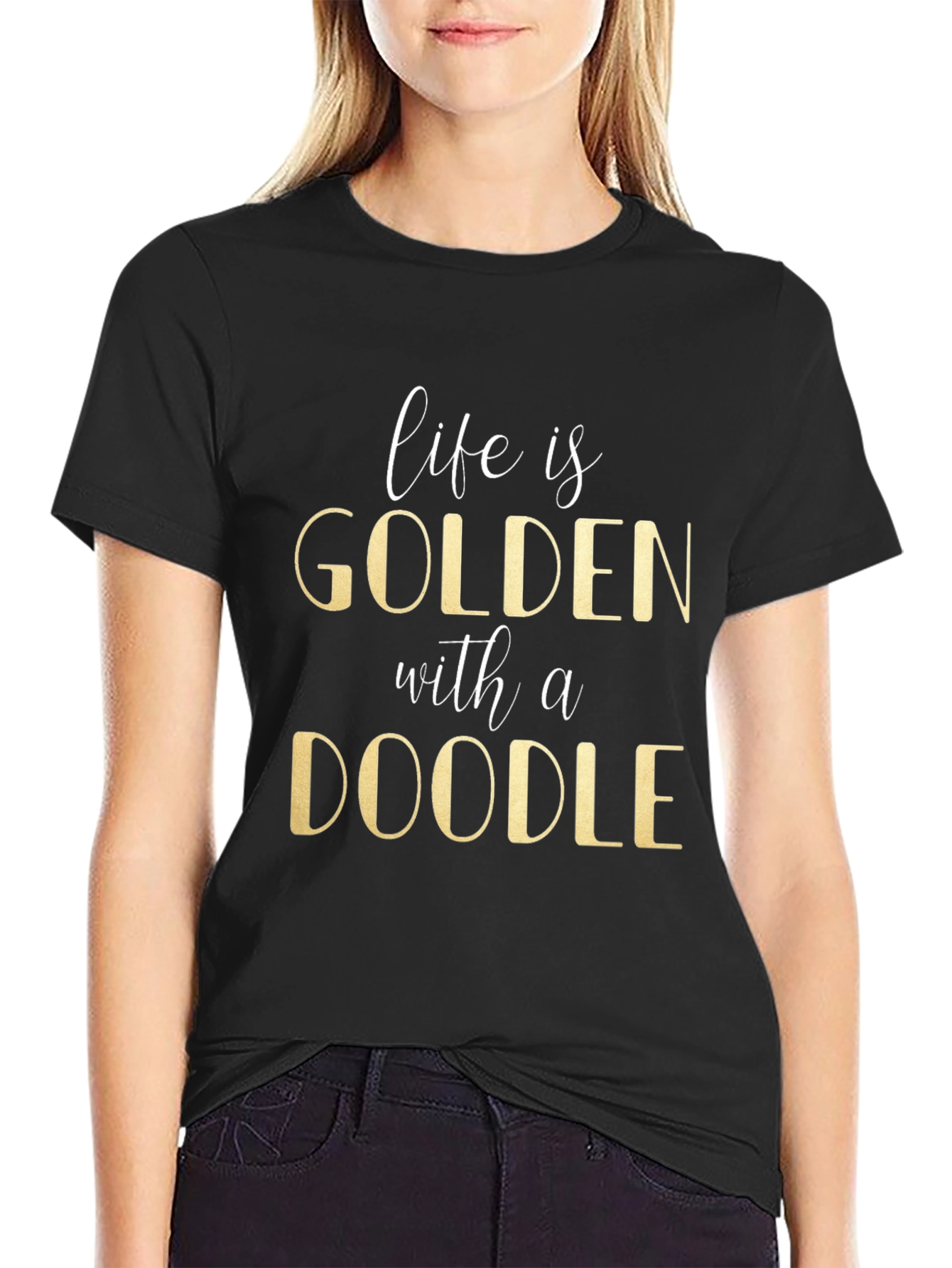 Golden Doodle T-Shirt - Life is Golden