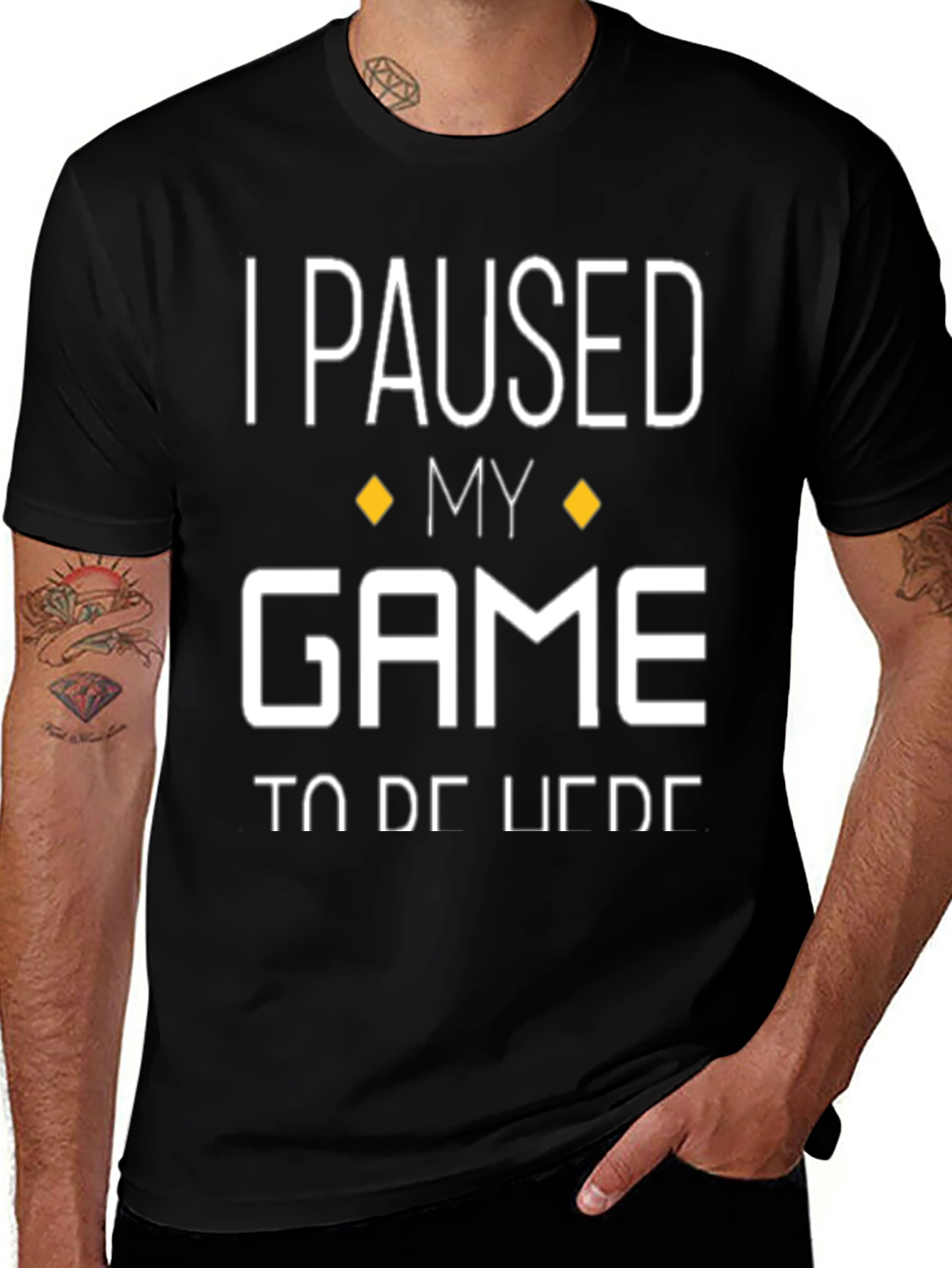 I Paused My Game Funny Gamer T-Shirt