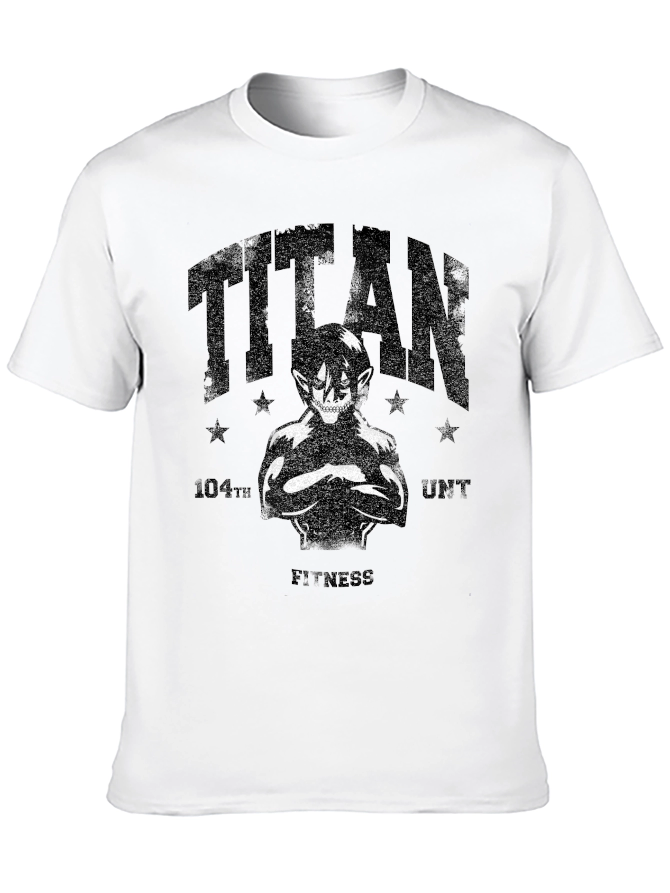 Titan Fitness Anime T-Shirt - Black Graphic Tee