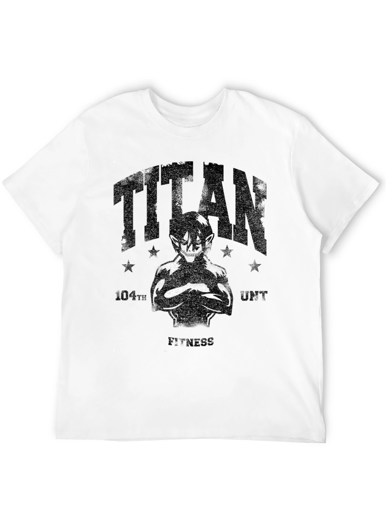 Titan Fitness Anime T-Shirt - Black Graphic Tee