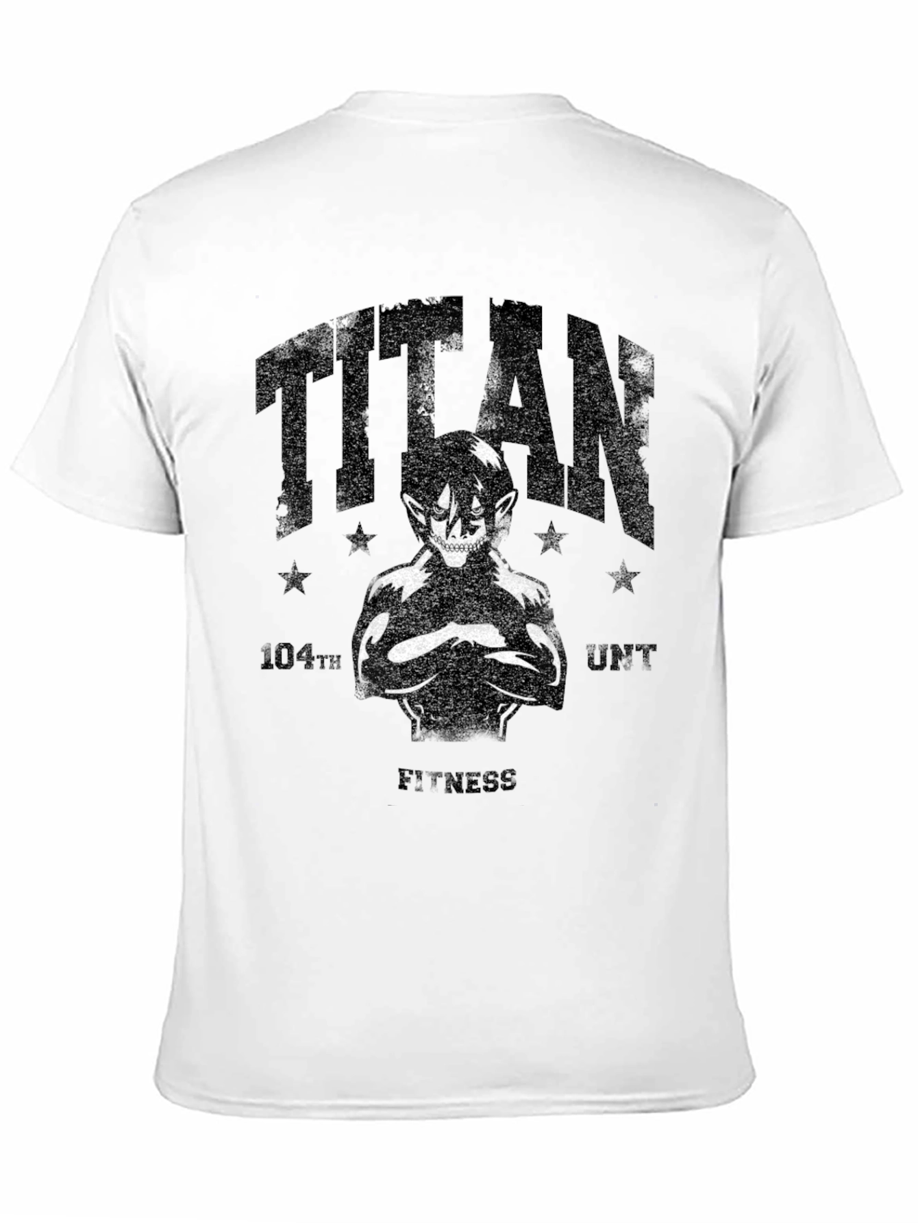Titan Fitness Anime T-Shirt - Black Graphic Tee