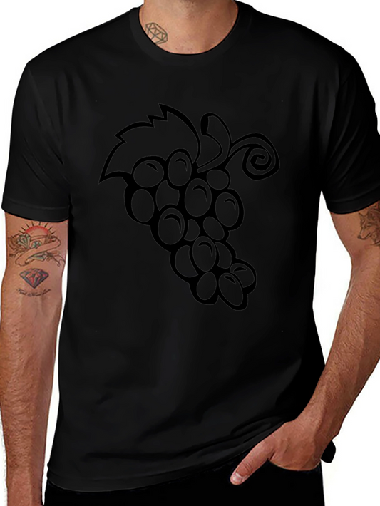 Black Grape Graphic Tee - Stylish Unisex T-Shirt