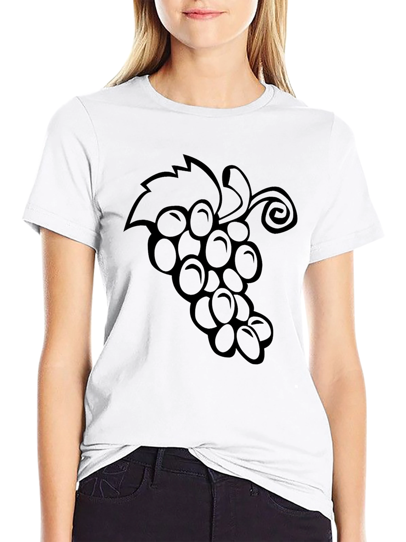 Black Grape Graphic Tee - Stylish Unisex T-Shirt