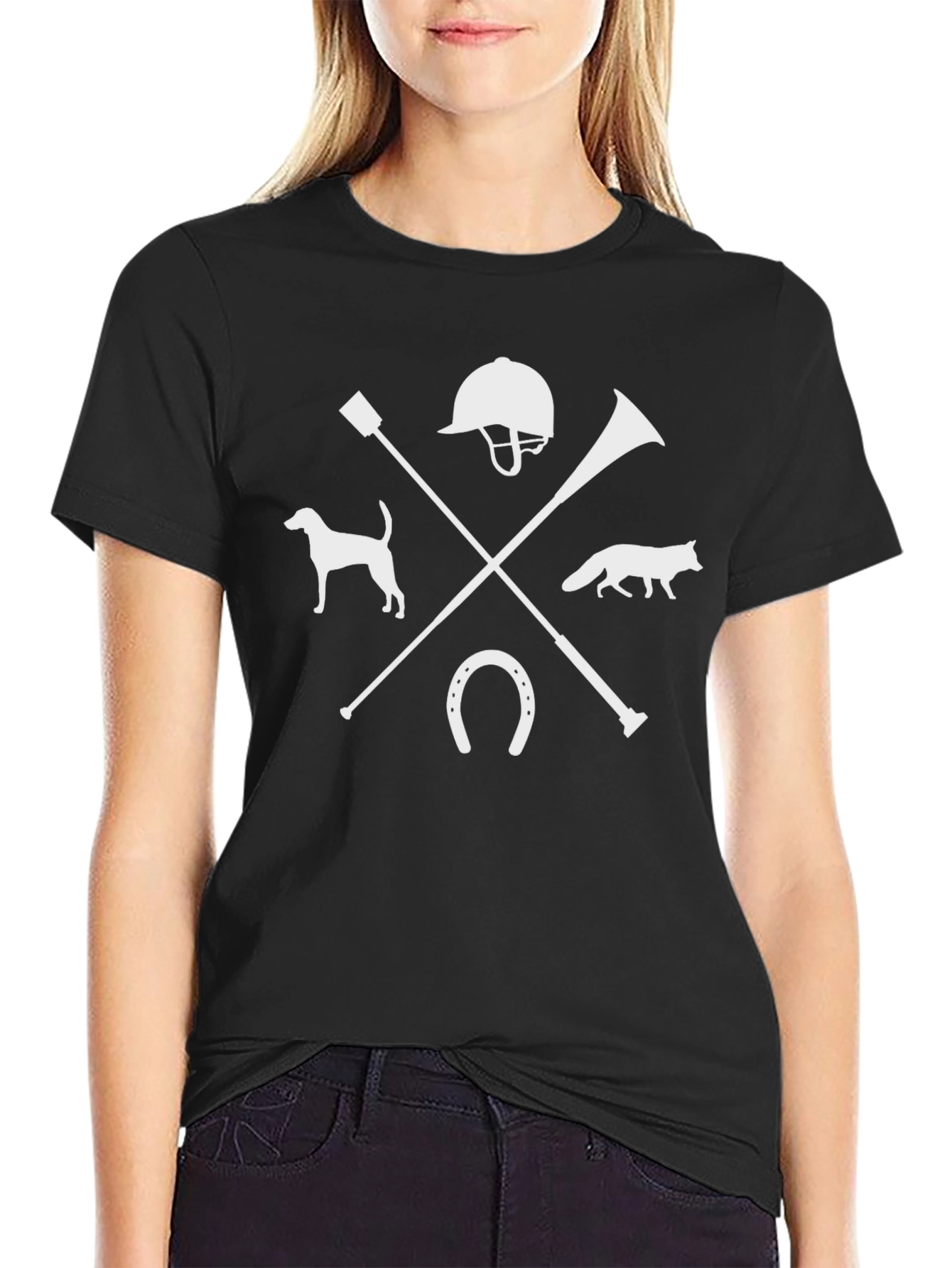 Equestrian Hunt Club Graphic T-Shirt