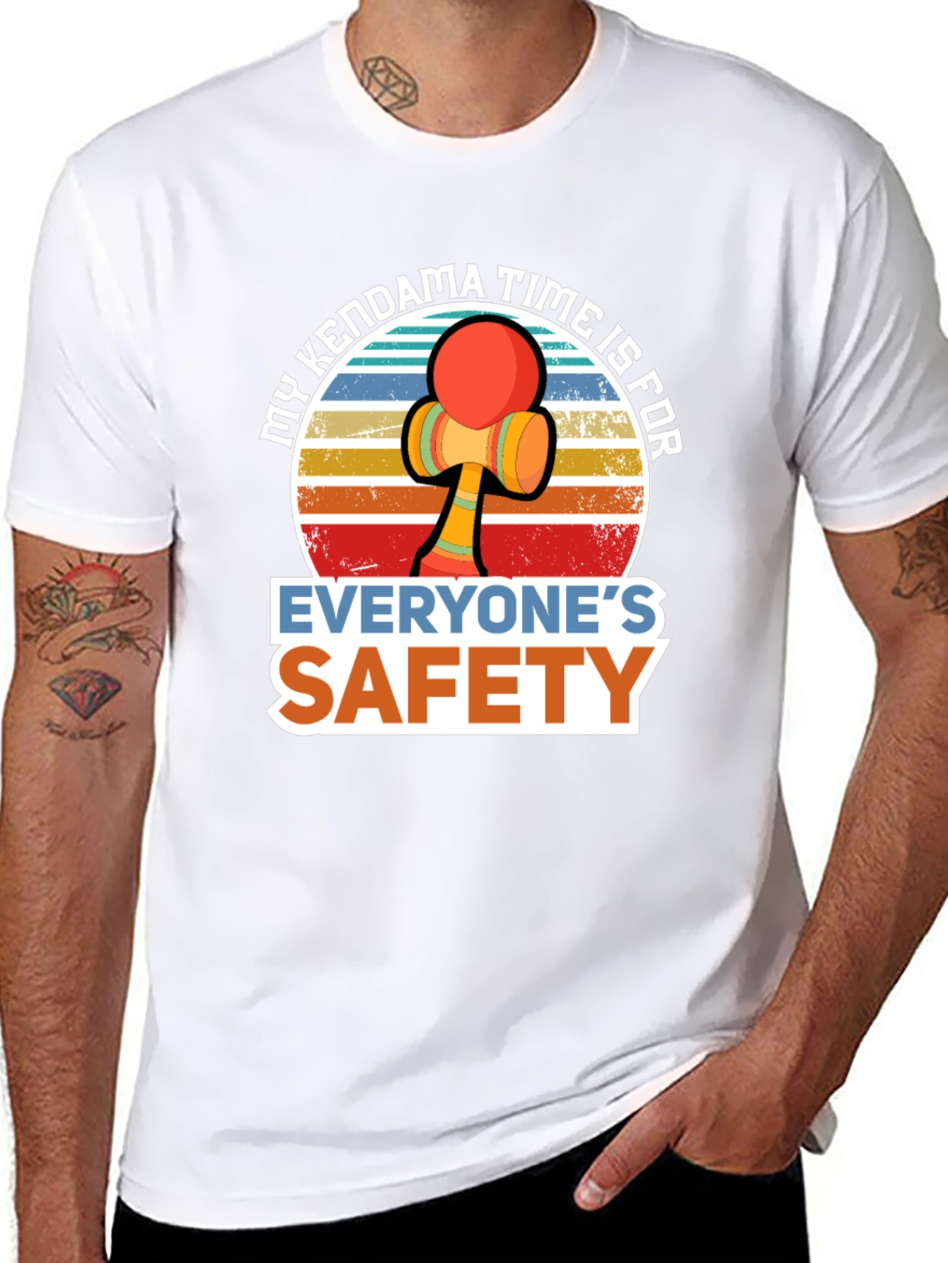 Kendama Time T-Shirt - Everyones Safety Design