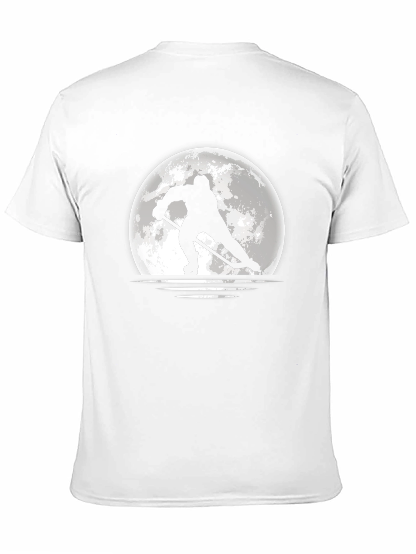 Hockey Moon T-Shirt - Black