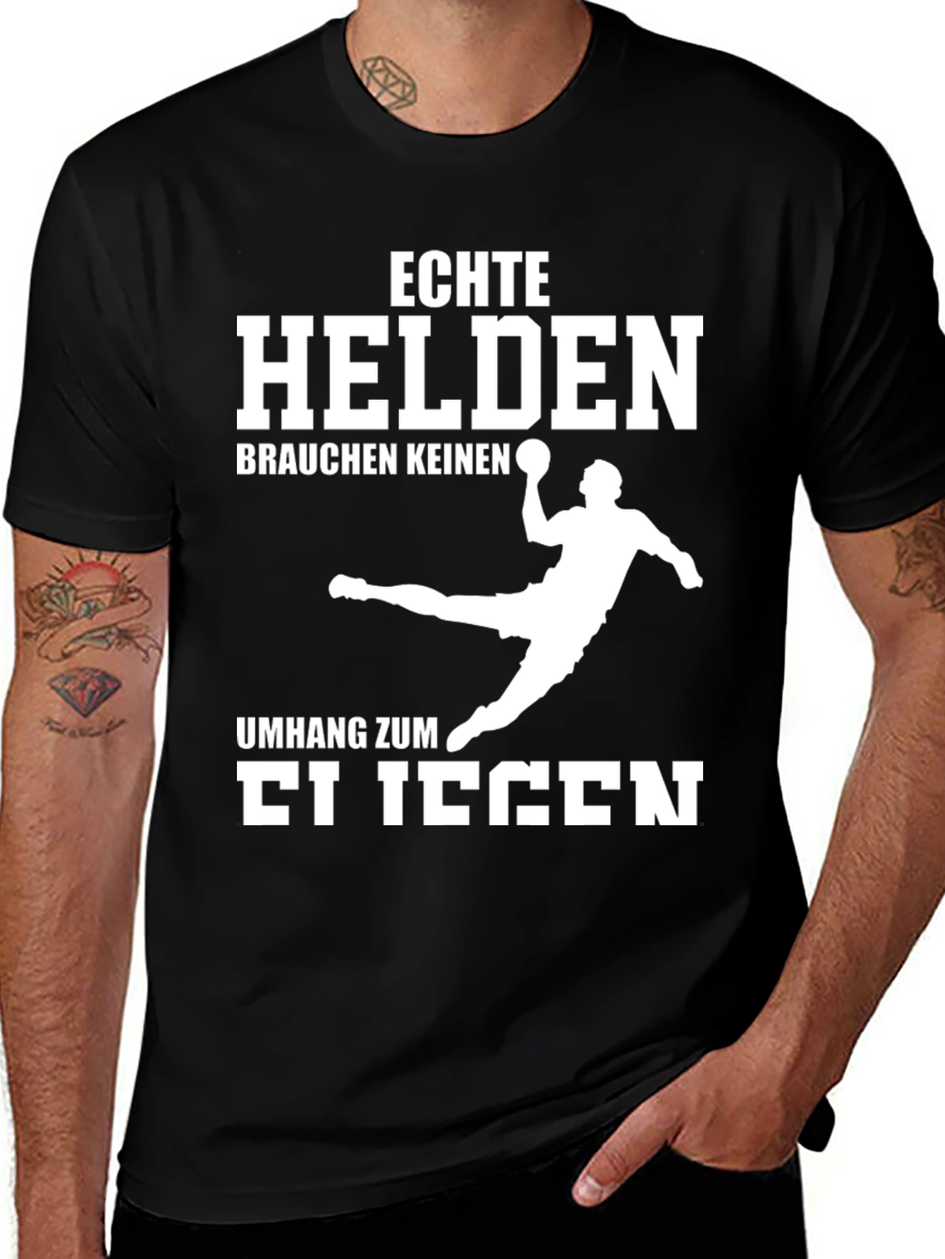 Echte Helden T-Shirt - Handball Design