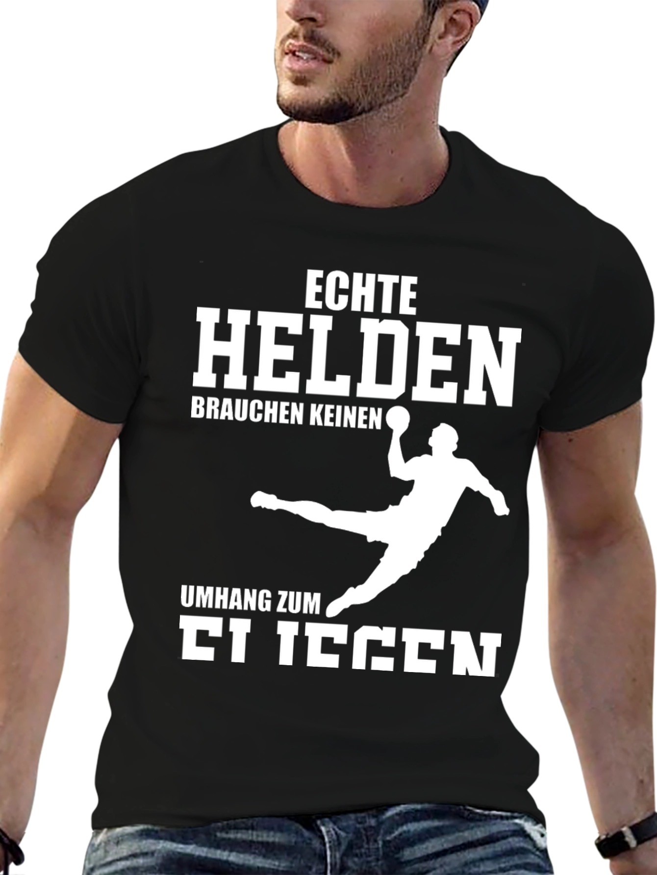Echte Helden T-Shirt - Handball Design