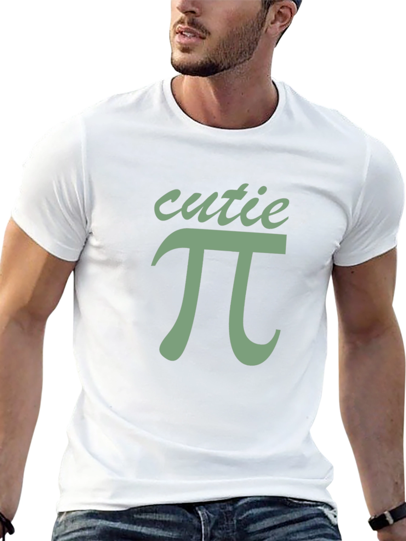 Cutie Pi Math Humor Graphic T-Shirt