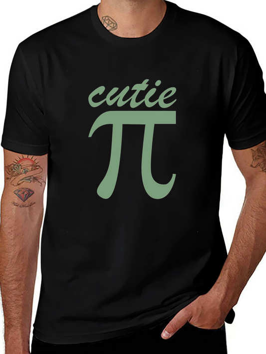 Cutie Pi Math Humor Graphic T-Shirt