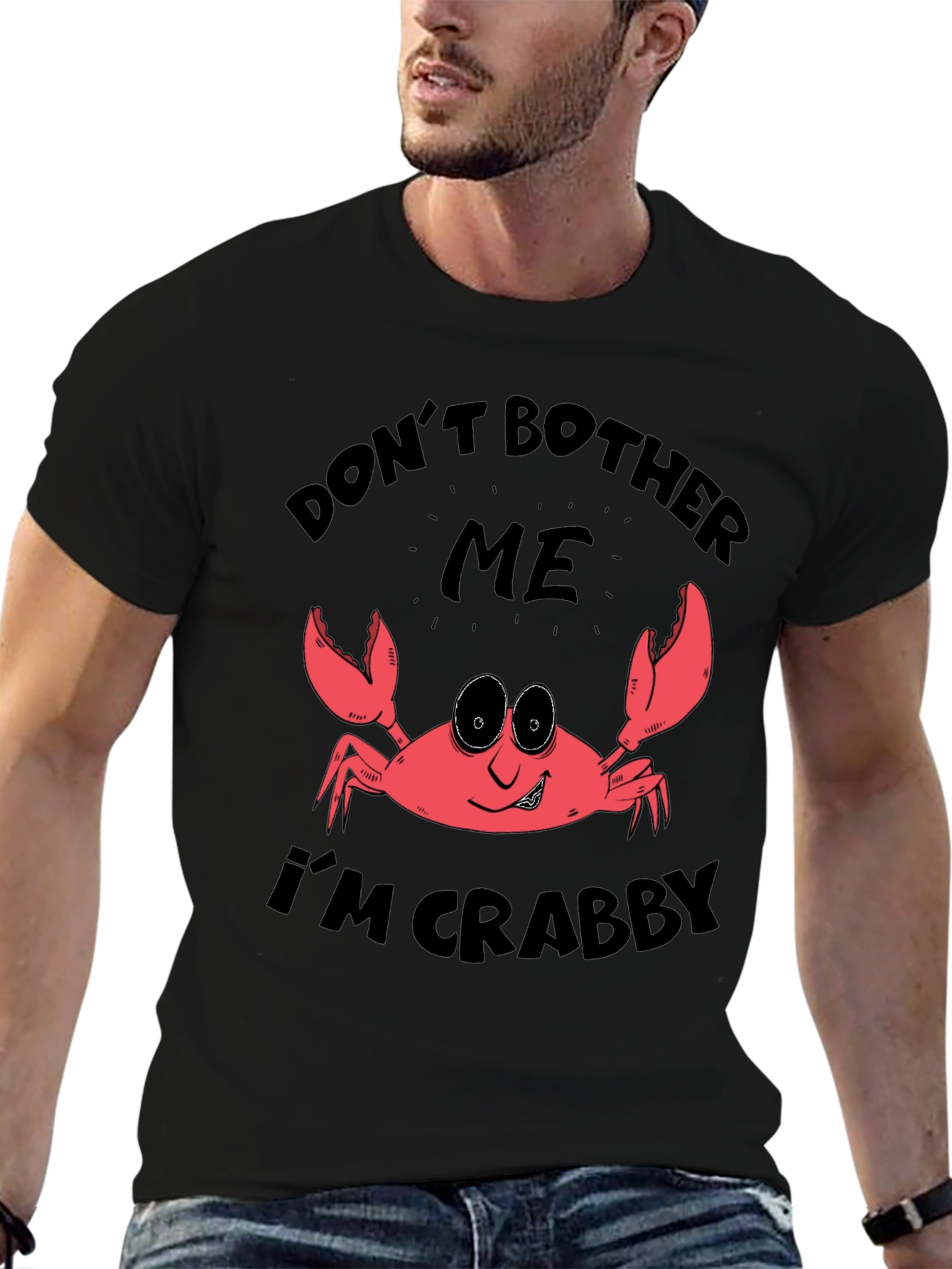 Crabby Mood T-Shirt - Funny Crab Graphic Tee