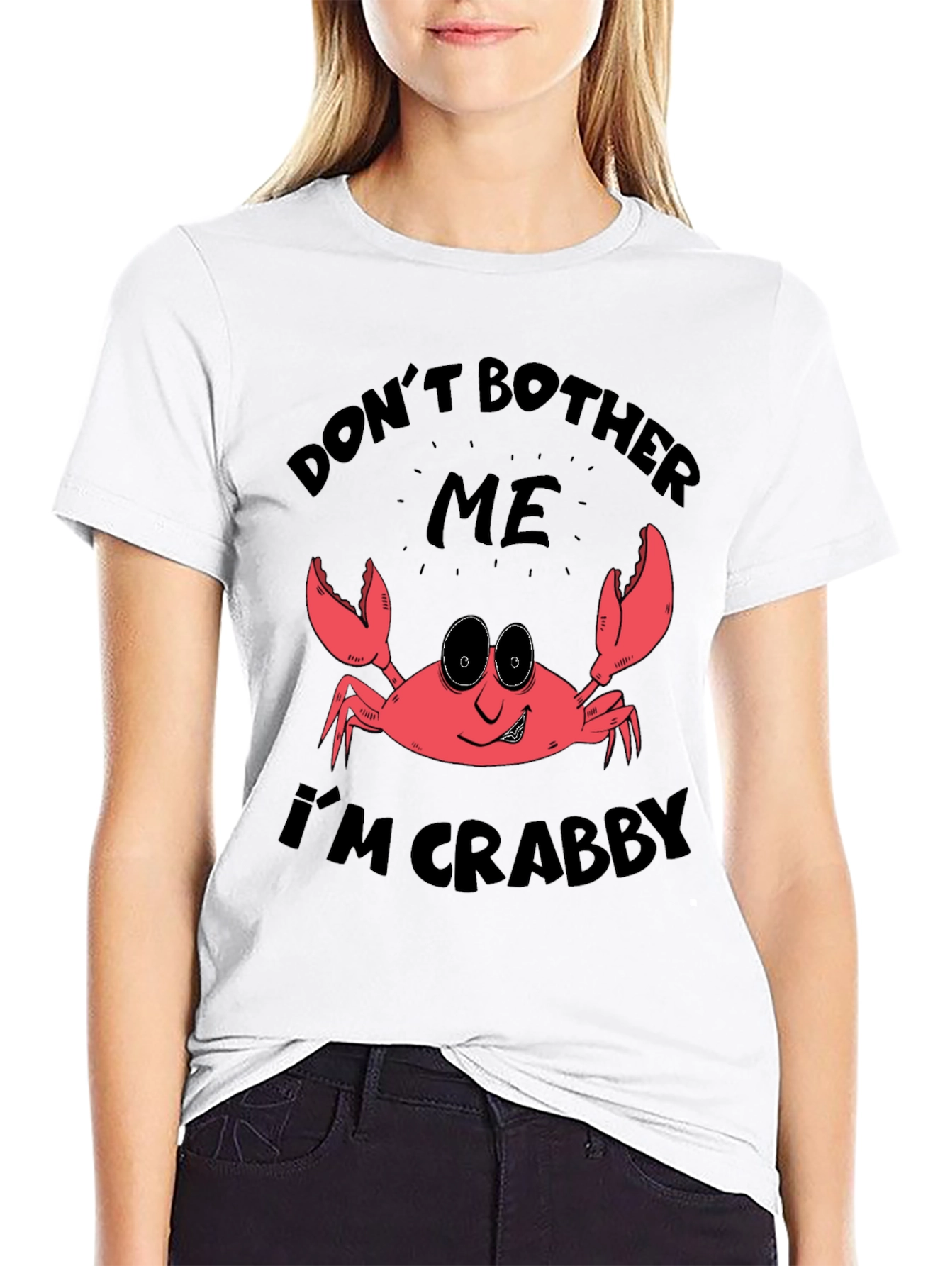 Crabby Mood T-Shirt - Funny Crab Graphic Tee