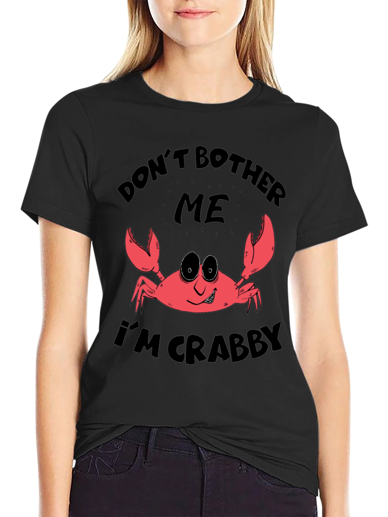 Crabby Mood T-Shirt - Funny Crab Graphic Tee