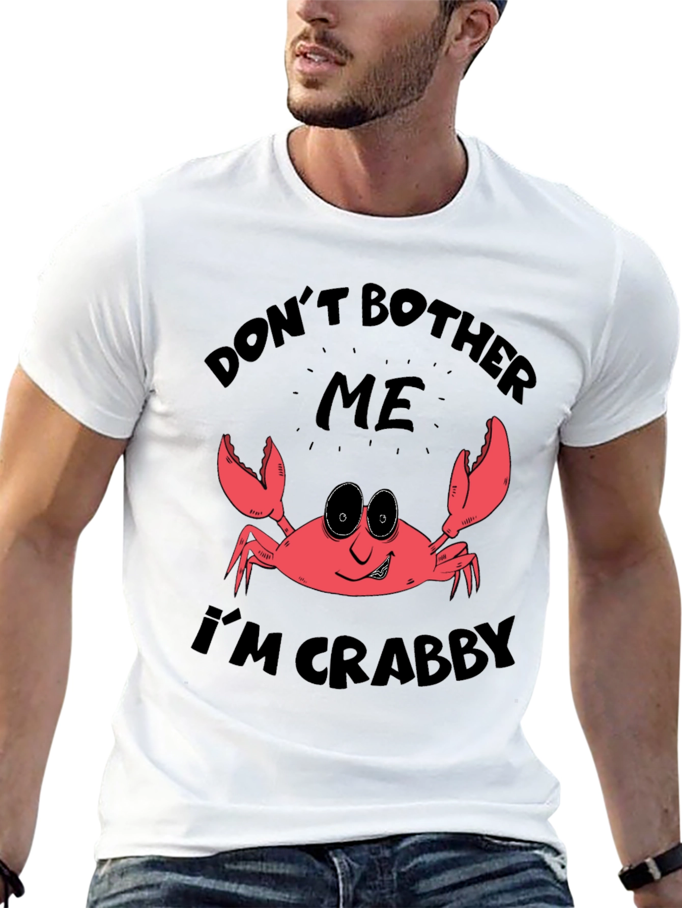 Crabby Mood T-Shirt - Funny Crab Graphic Tee