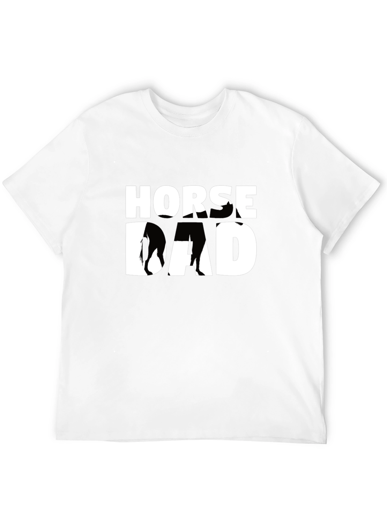 Horse Dad Graphic Tee - Equestrian Lover T-Shirt