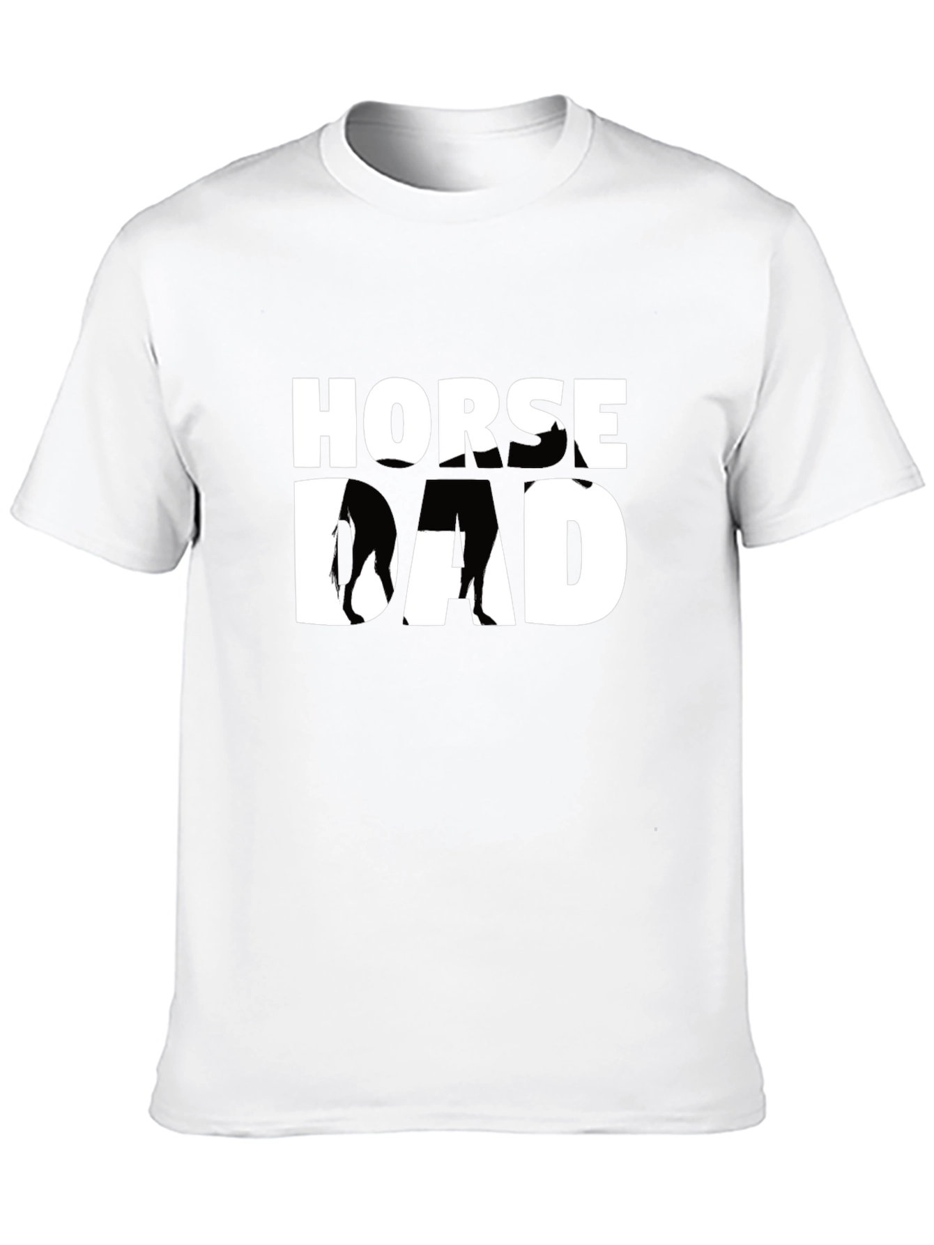 Horse Dad Graphic Tee - Equestrian Lover T-Shirt