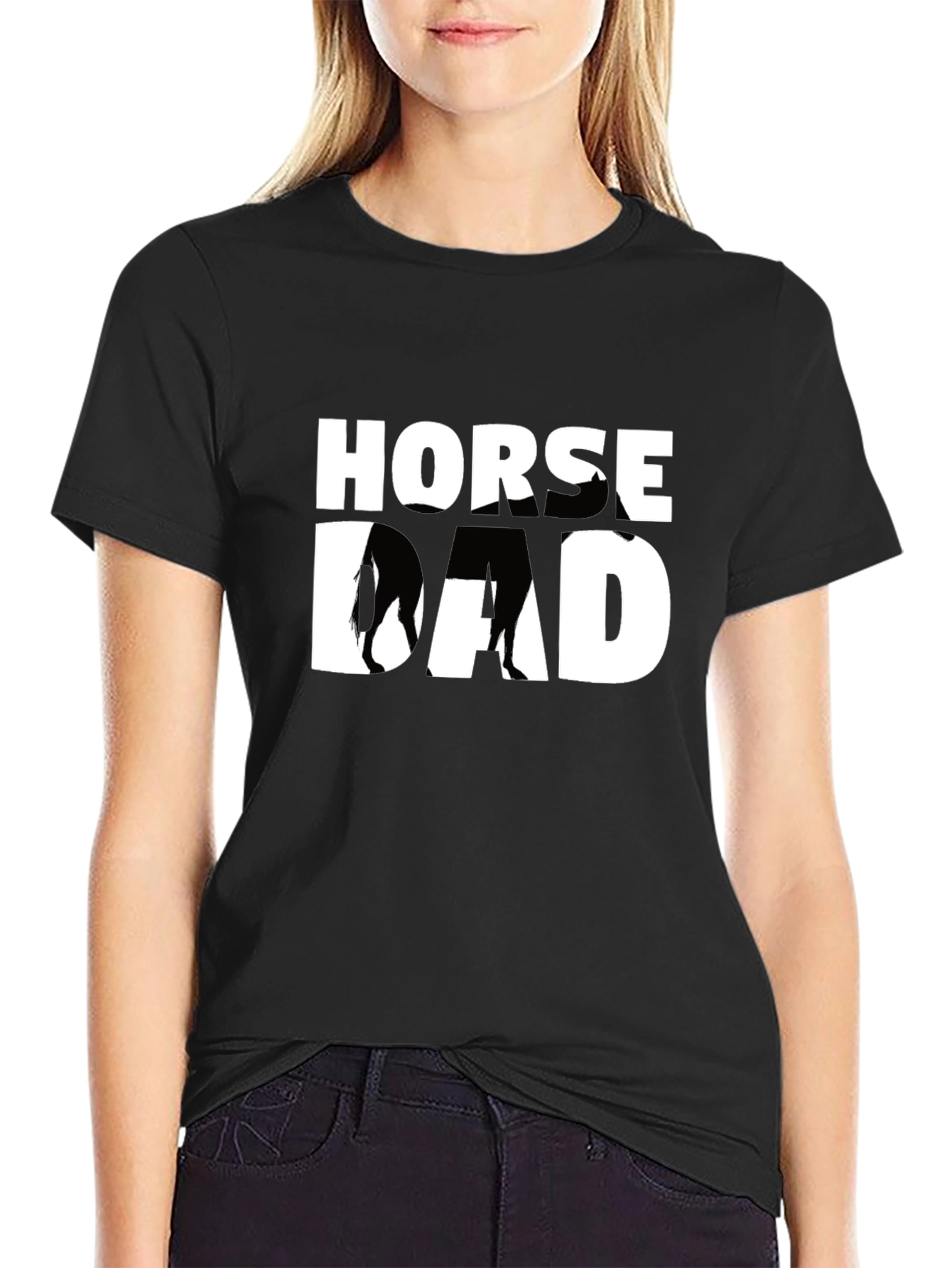 Horse Dad Graphic Tee - Equestrian Lover T-Shirt