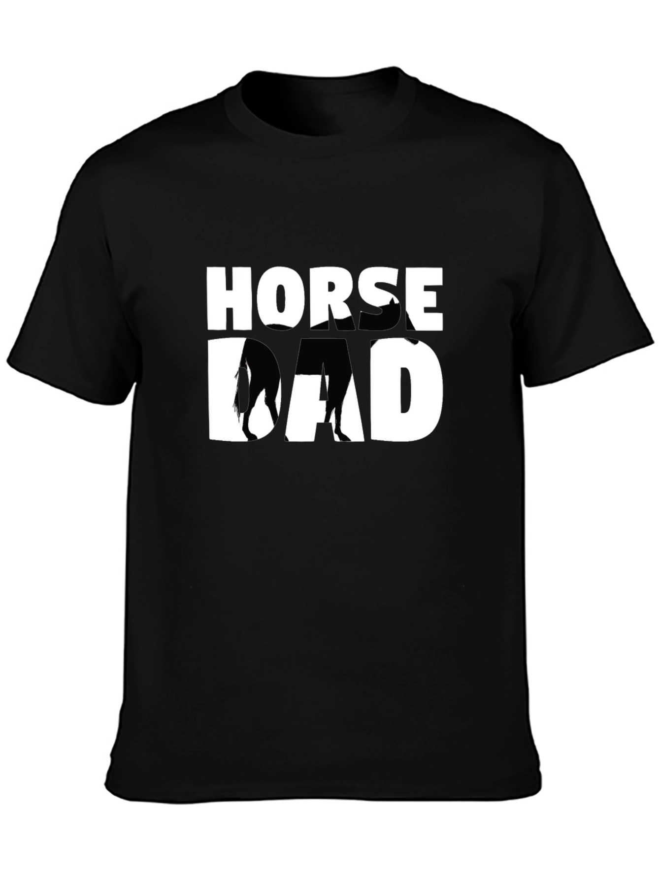 Horse Dad Graphic Tee - Equestrian Lover T-Shirt