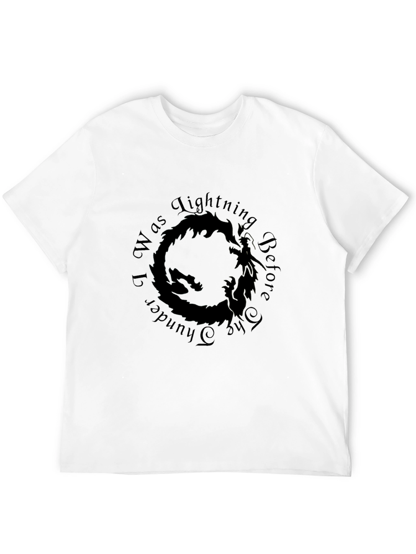 Black Dragon Lightning Thunder T-Shirt