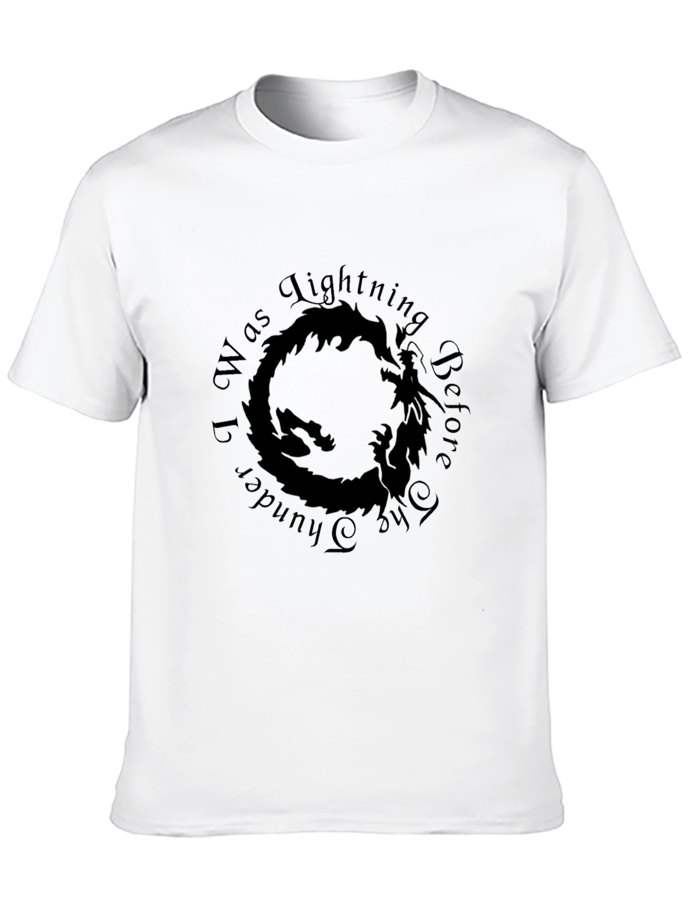 Black Dragon Lightning Thunder T-Shirt