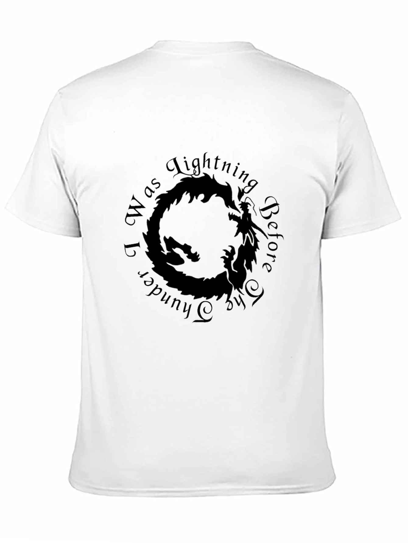 Black Dragon Lightning Thunder T-Shirt