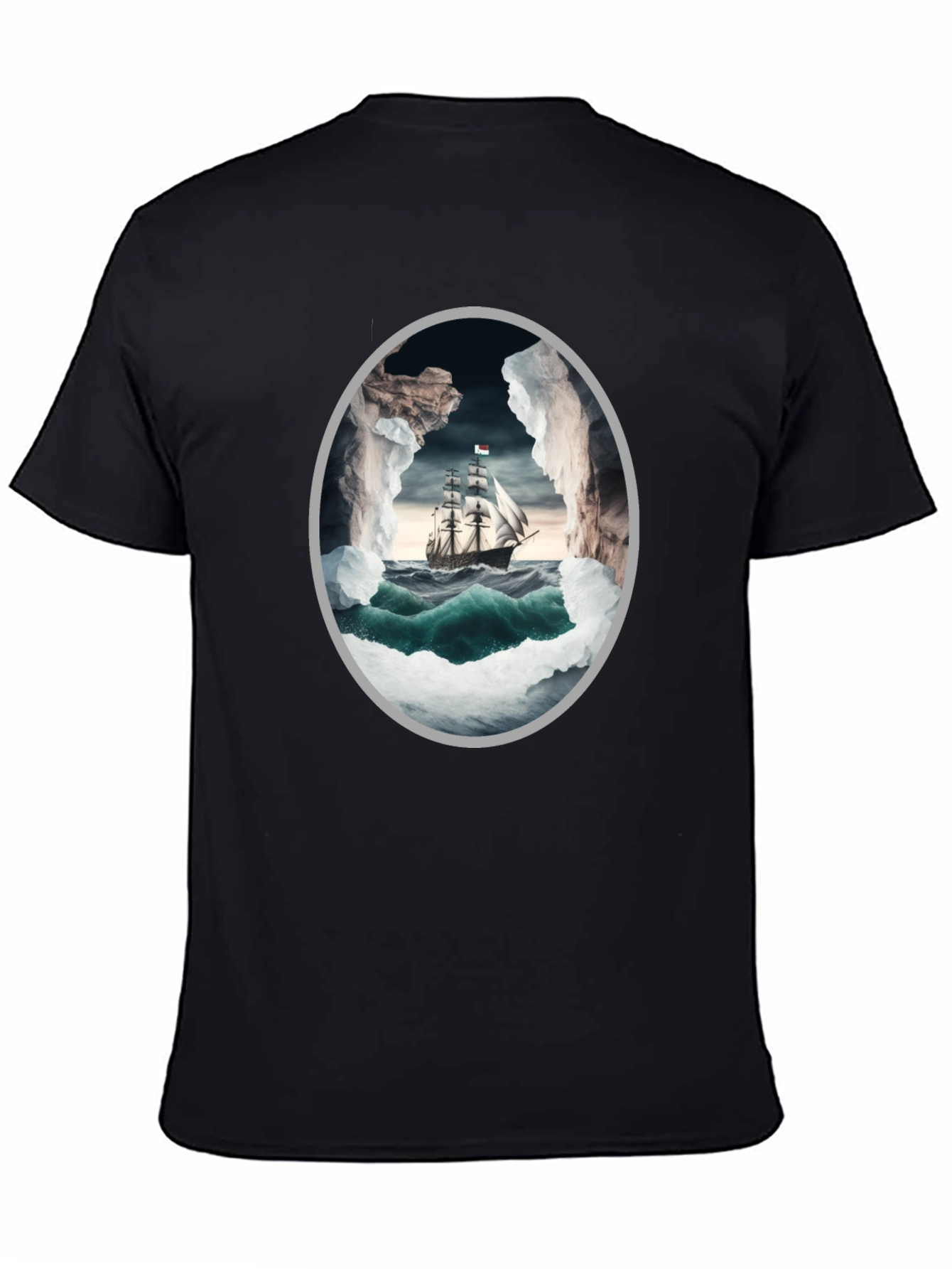 Nautical Adventure Graphic Tee - Sailboat Design