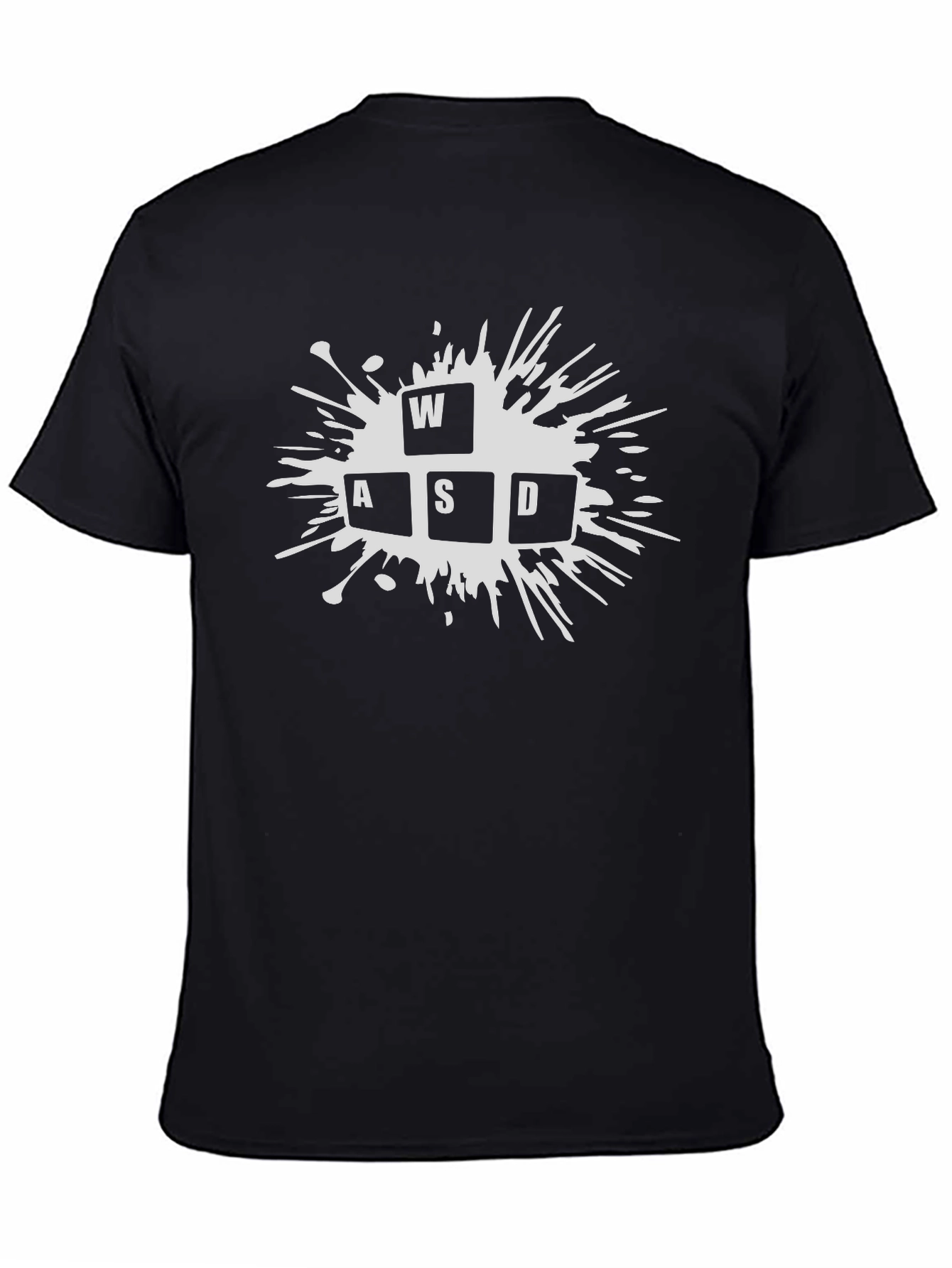 WASD Gaming Keyboard T-Shirt - Black