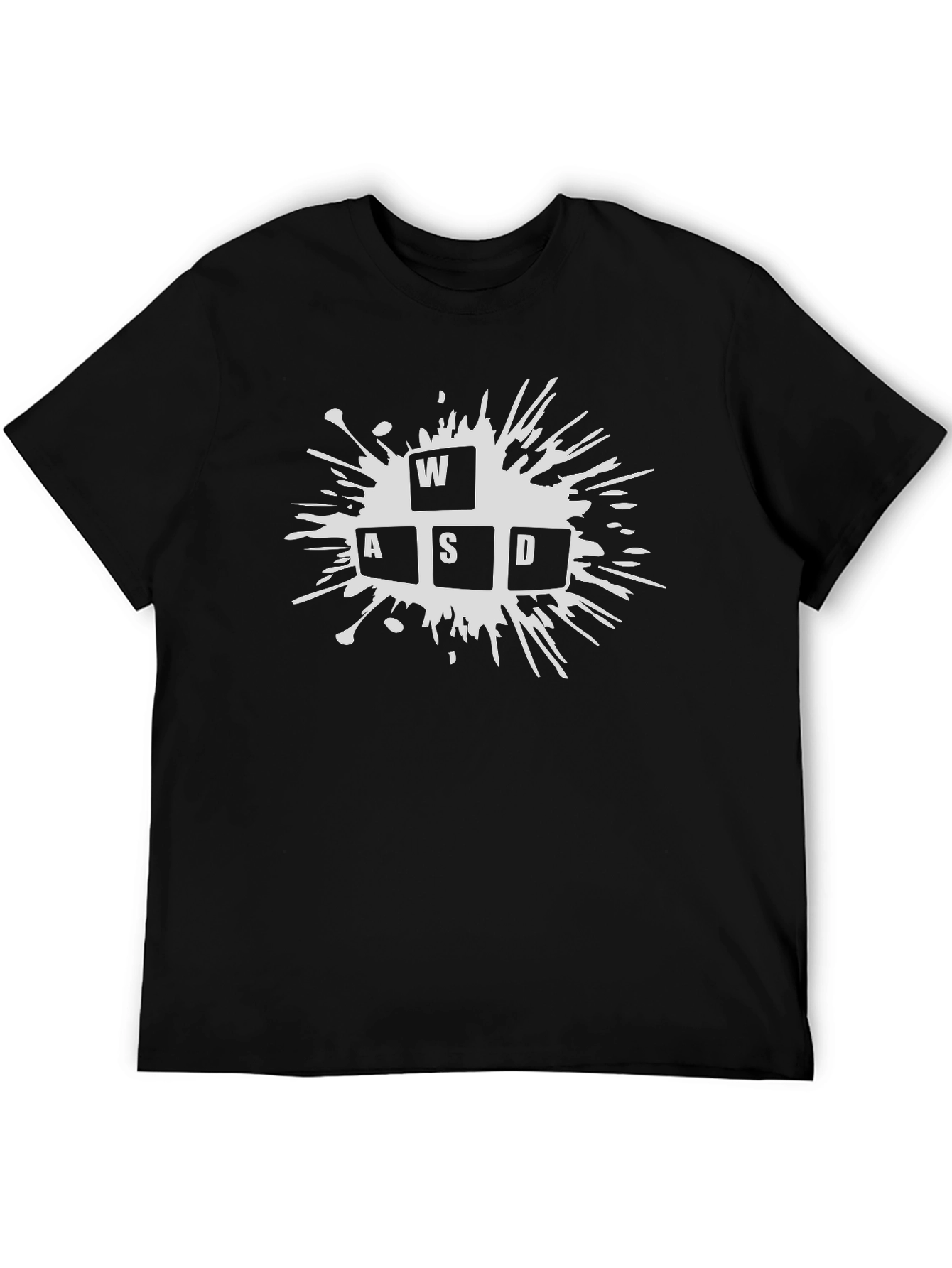 WASD Gaming Keyboard T-Shirt - Black