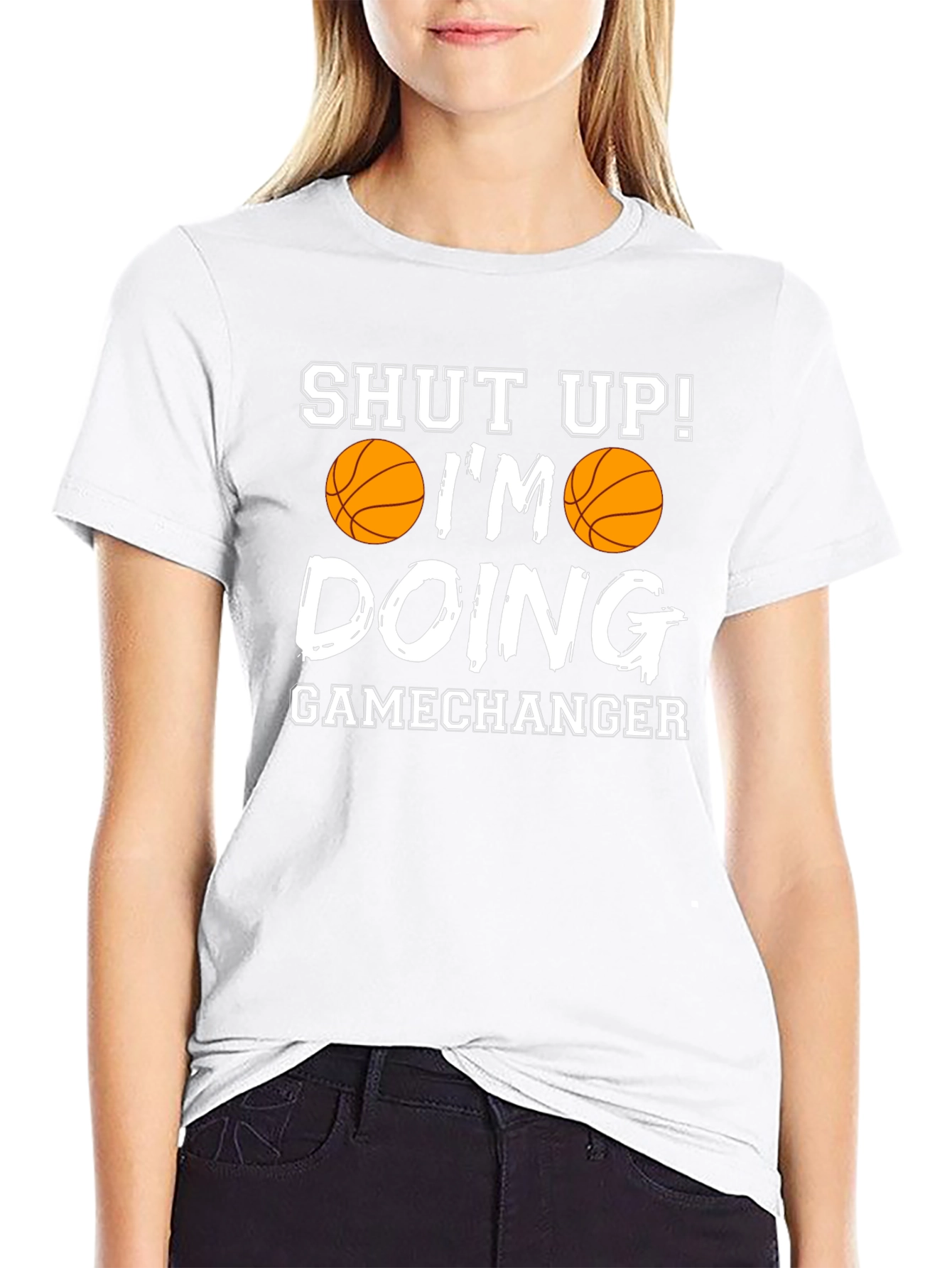 Basketball Gamechanger Graphic Tee - Funny Sports Shirt