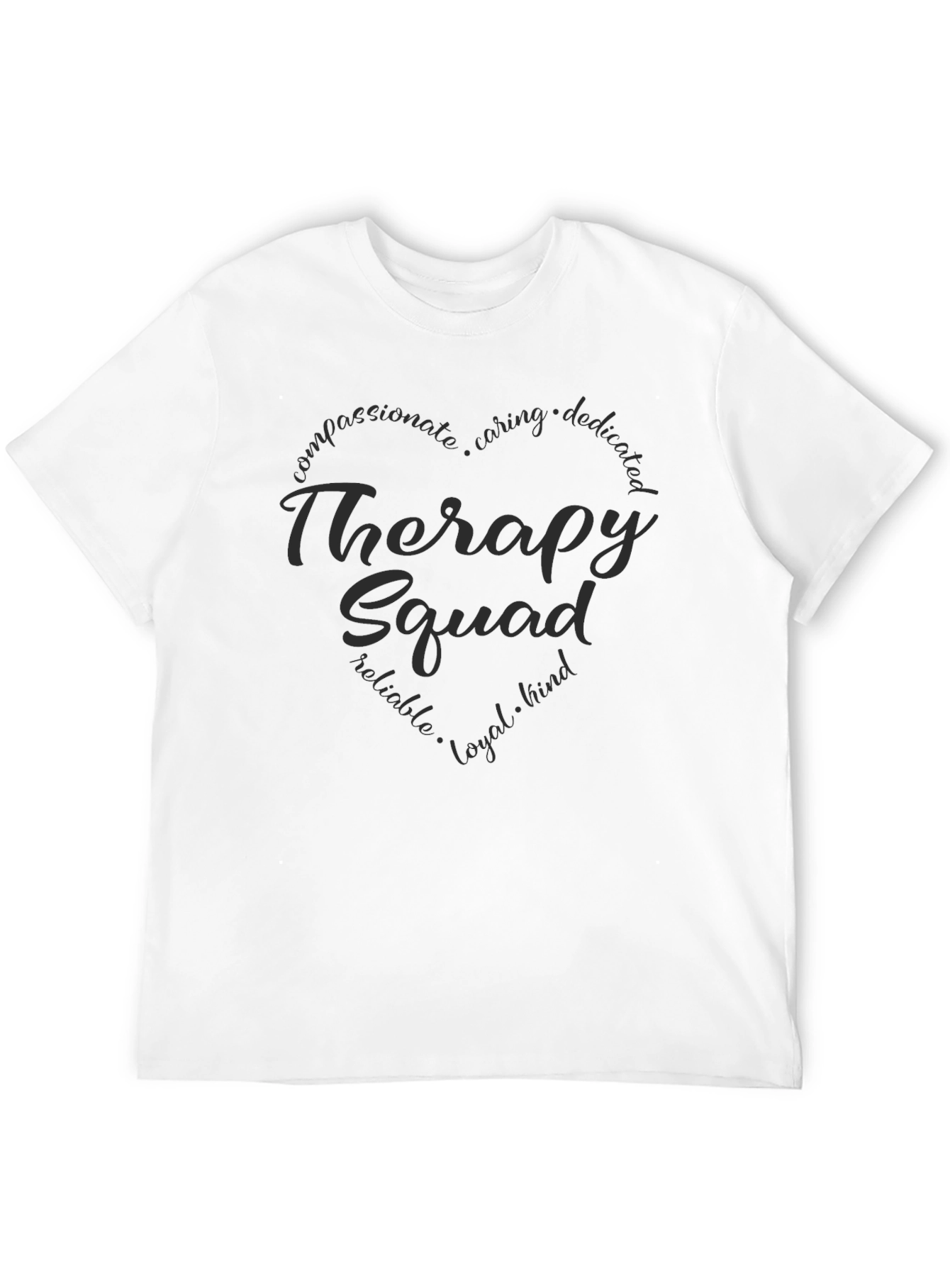Therapy Squad Heart Graphic T-Shirt
