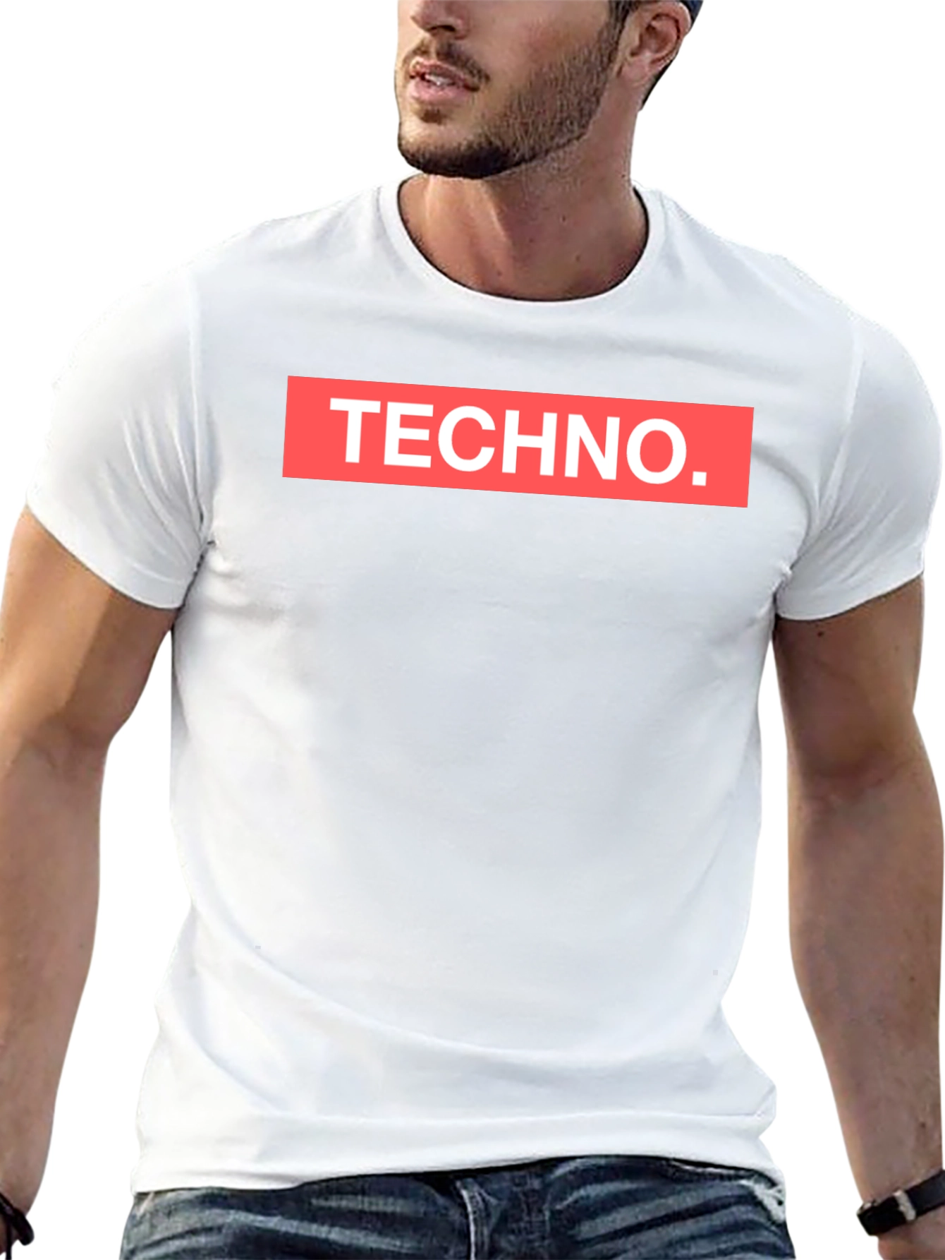 TECHNO Graphic Tee - Bold Statement T-Shirt