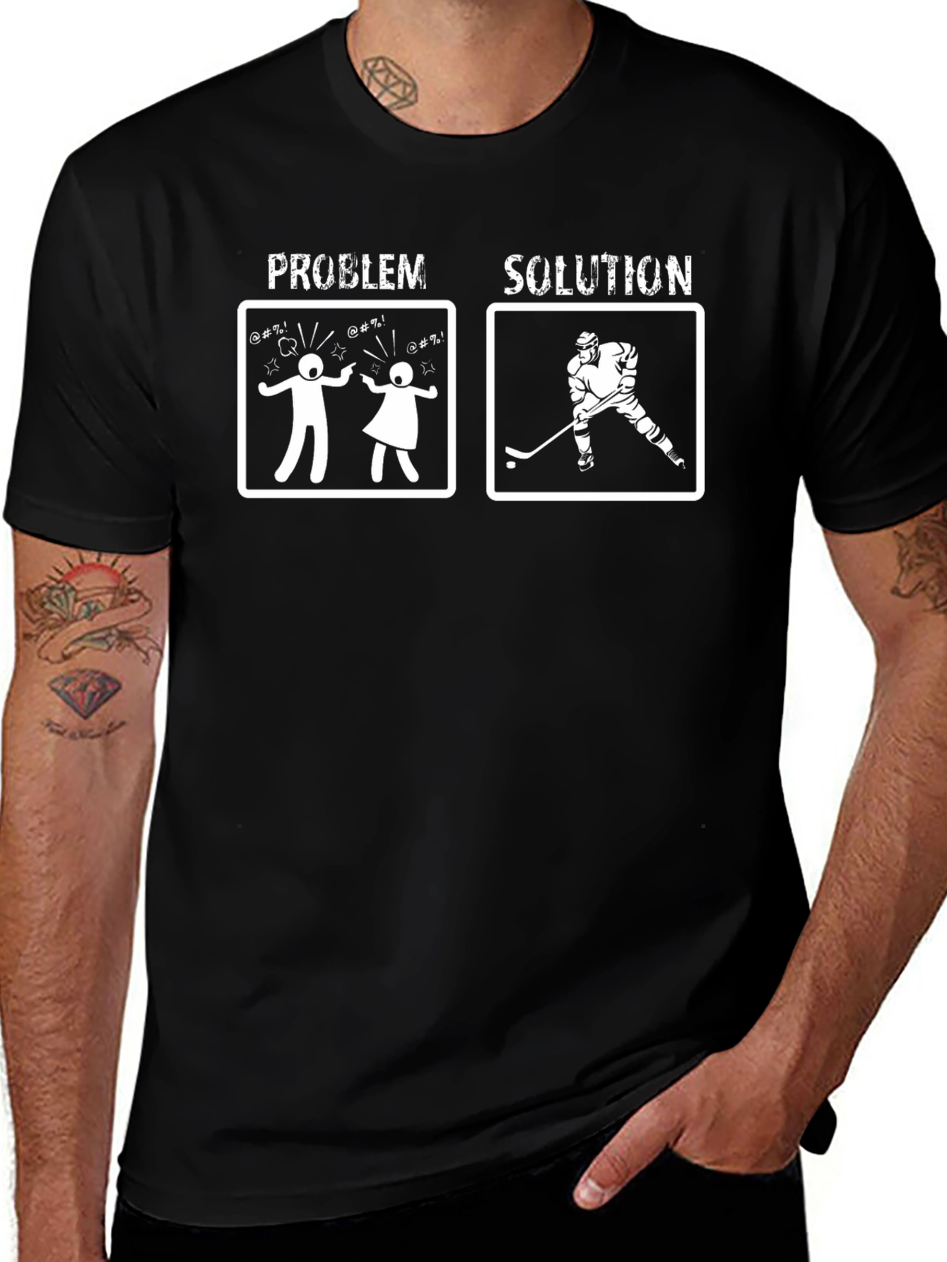 Problem Solution Hockey T-Shirt